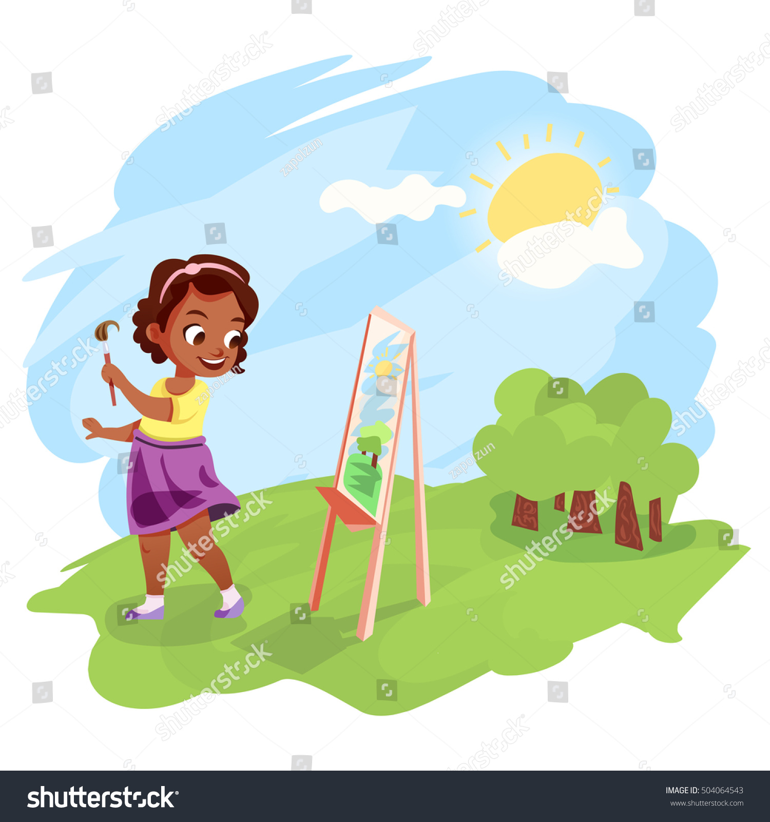 american girl art easel