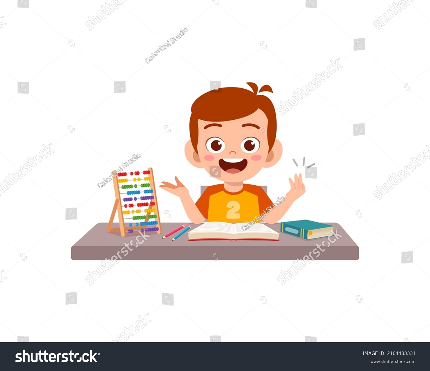 102 Little boy abacus Stock Illustrations, Images & Vectors | Shutterstock