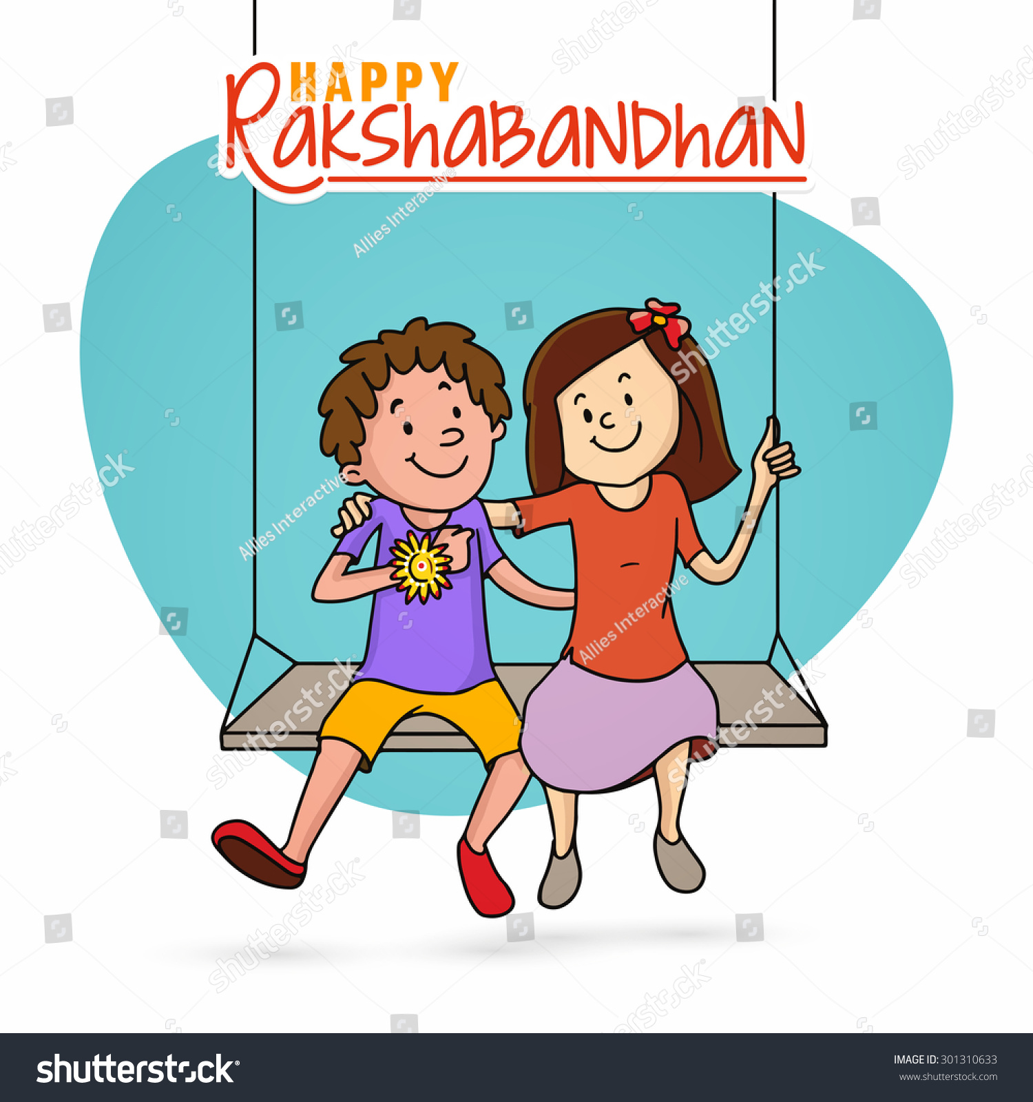 Opposite words for brother and sister illustration Stock 