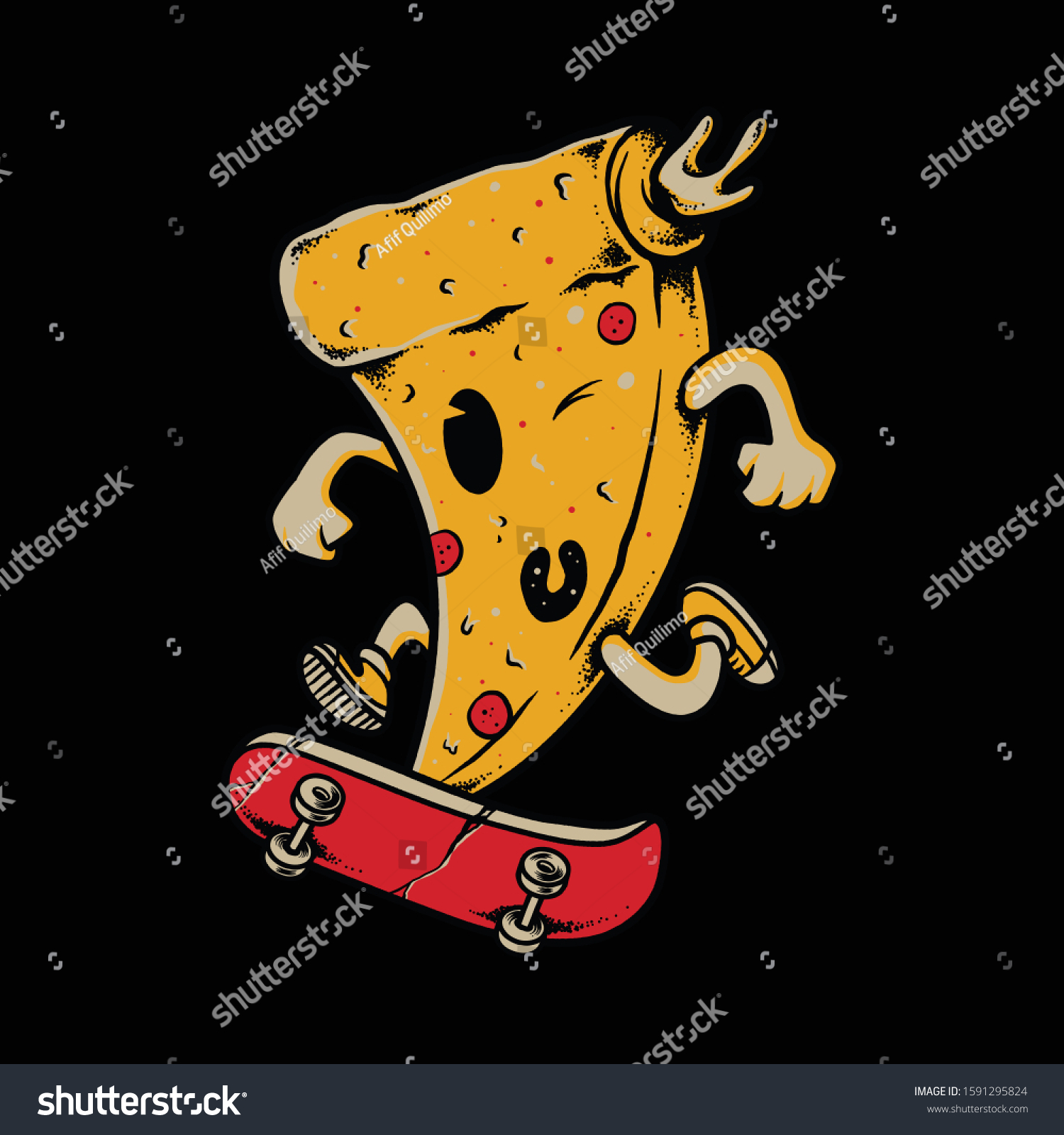 2,331 Pizza street art Images, Stock Photos & Vectors | Shutterstock