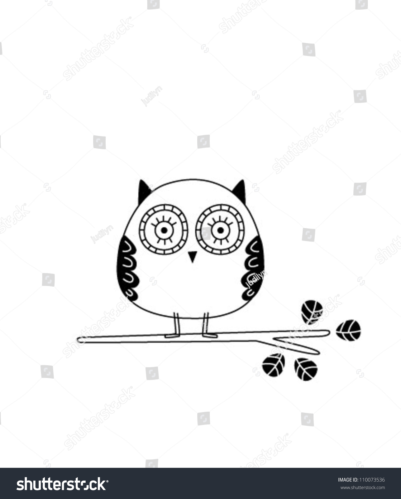 Cute Owl Wallpaper Stock Vector Royalty Free 110073536 Cute Owl Wallpaper Stock Vector Royalty Free 110073536
