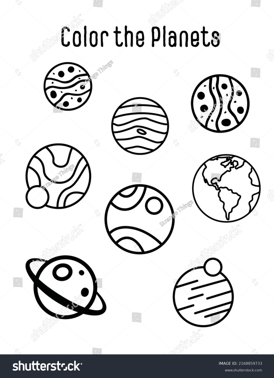 4,168 World globe coloring page Images, Stock Photos & Vectors ...