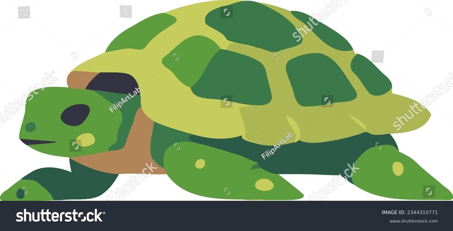 SVG of Cute Sea Turtle vector illustration svg