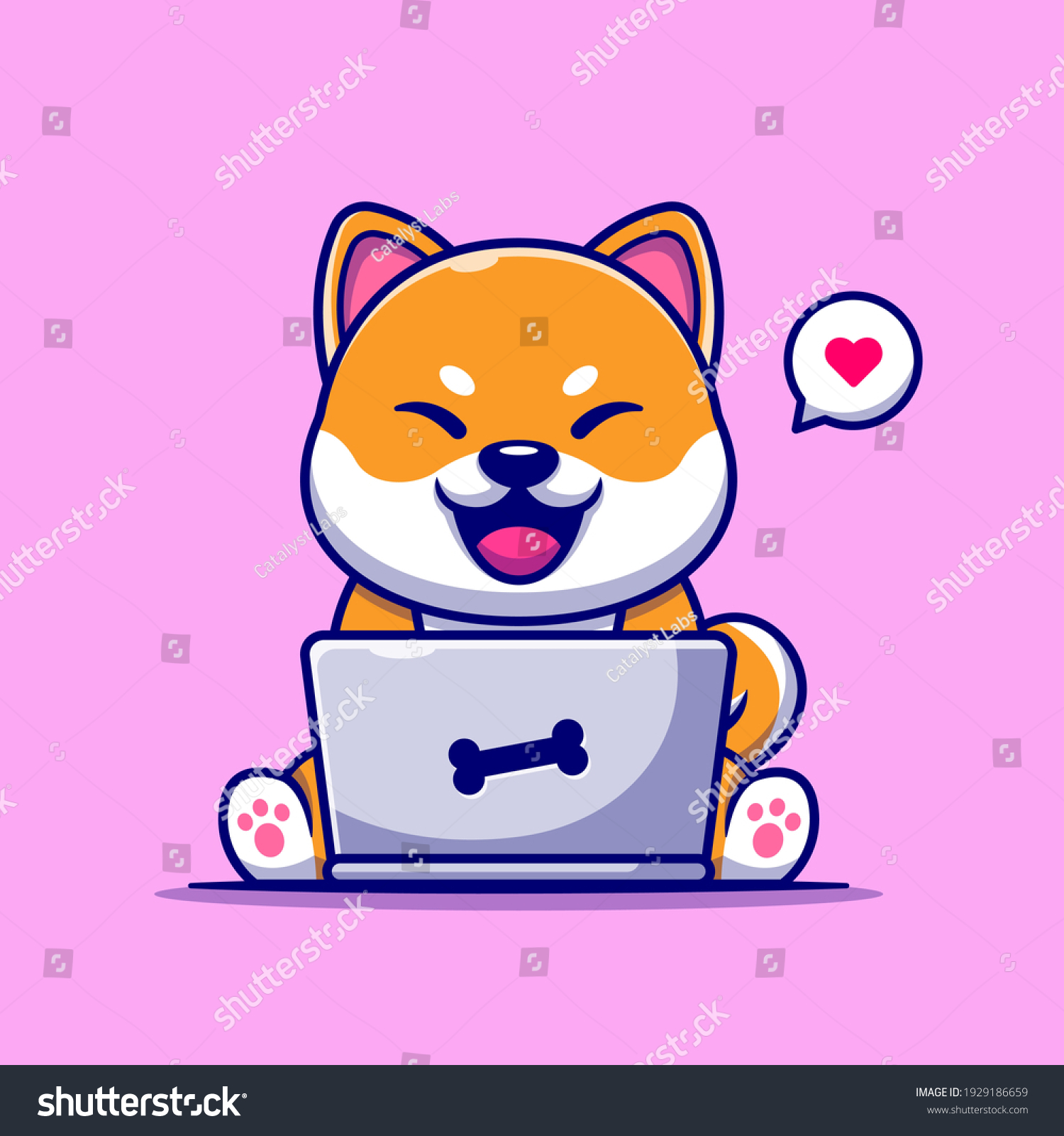 Animal on computer Stock Illustrations, Images & Vectors | Shutterstock