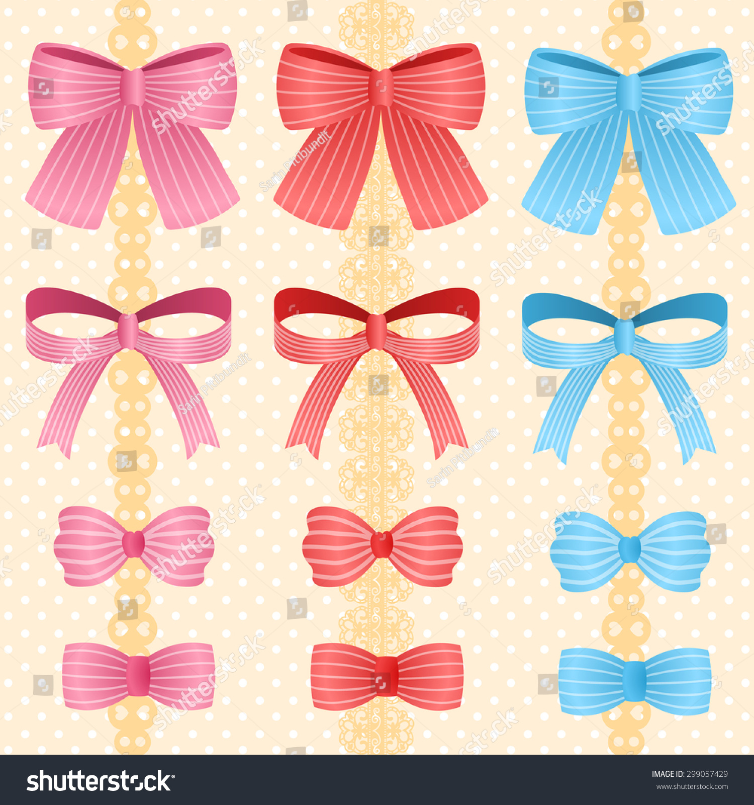 satin striped ribbon