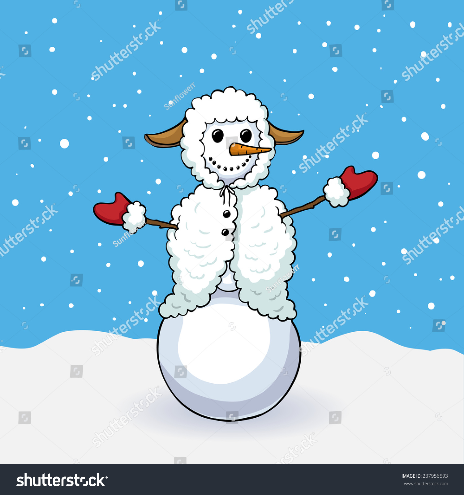 Sweet Snowman Costume 
