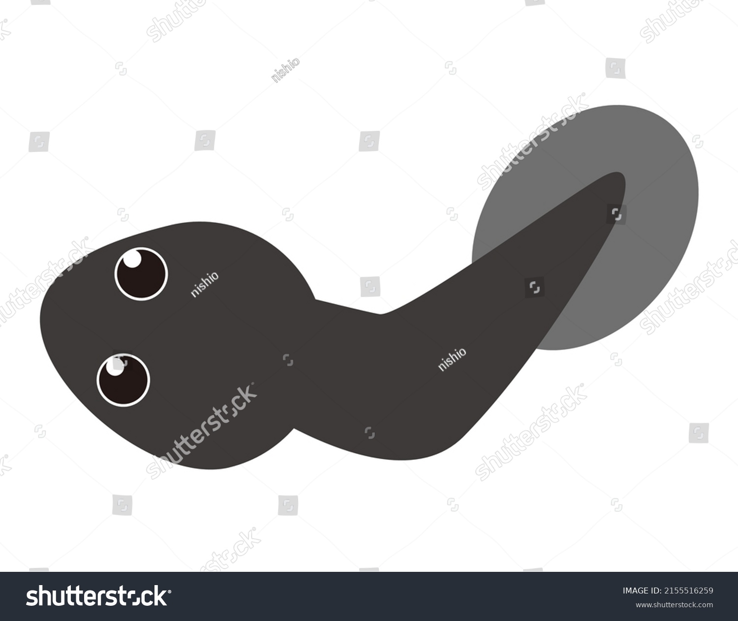 Cute Tadpoles Vector Illustration Stock Vector (Royalty Free ...