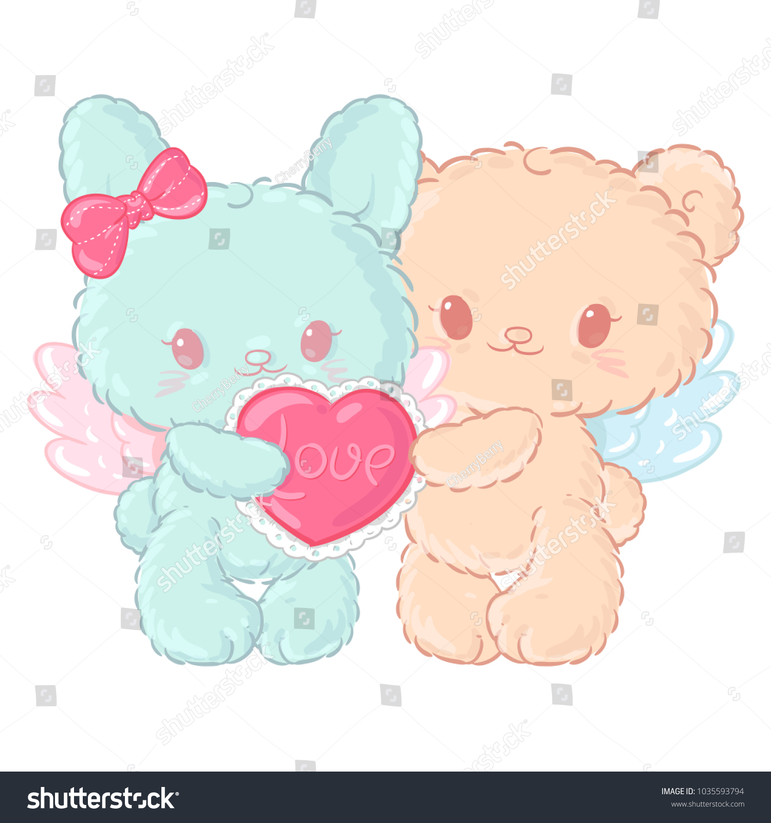 teddy and bunny