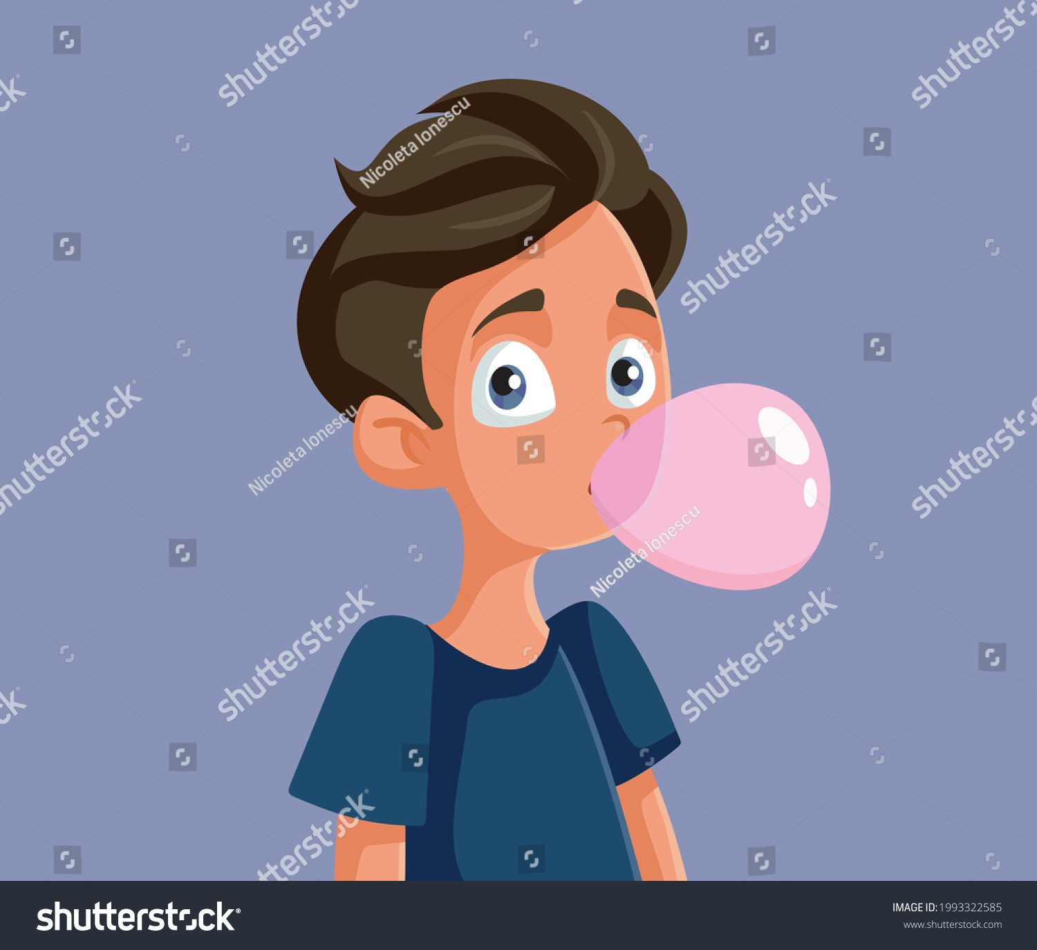 Chewing gum drawing Images, Stock Photos & Vectors | Shutterstock