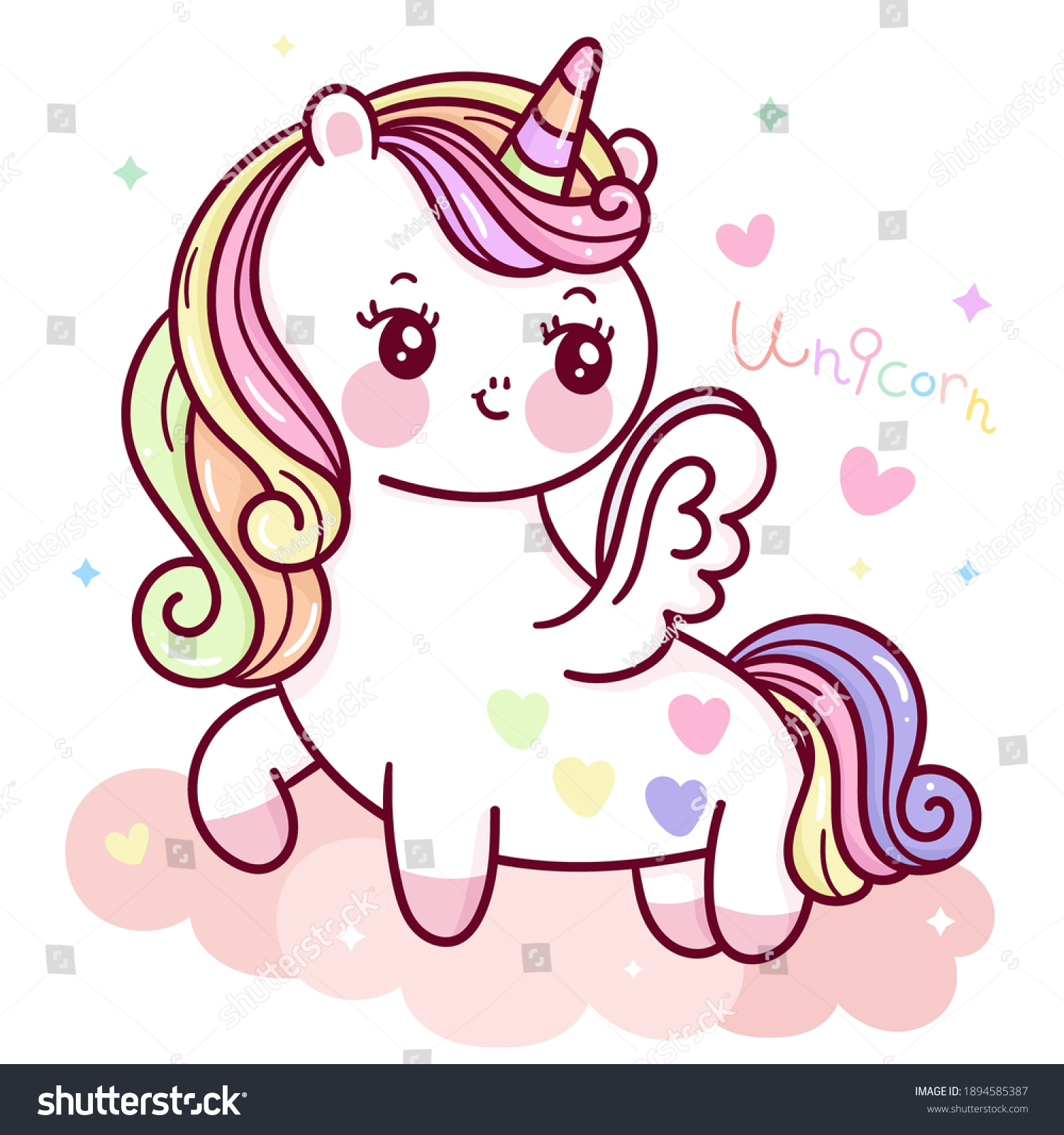 21,800 Adorable unicorn Images, Stock Photos & Vectors | Shutterstock