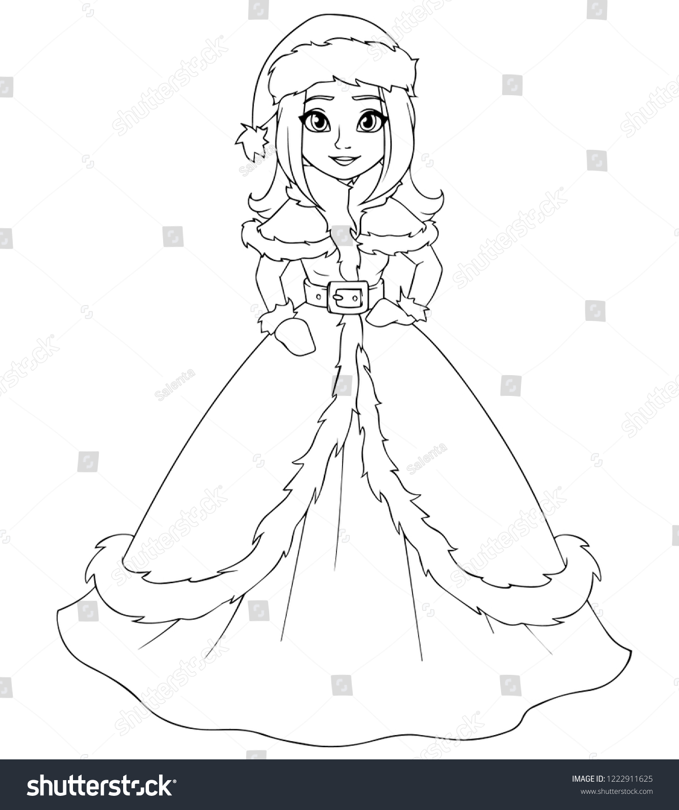 70 Winter Princess Coloring Pages  Best Free