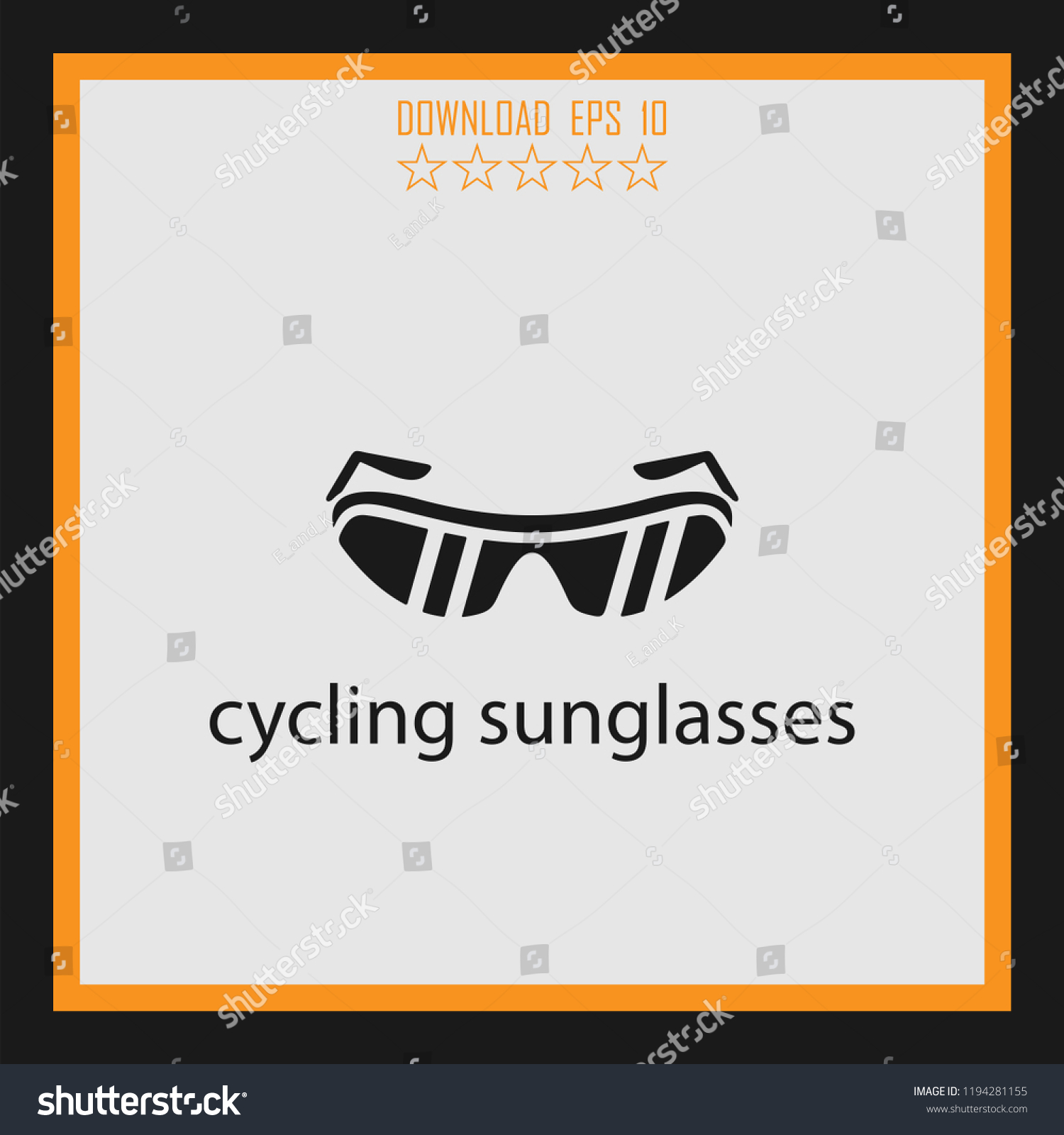 icon sunglasses cycling
