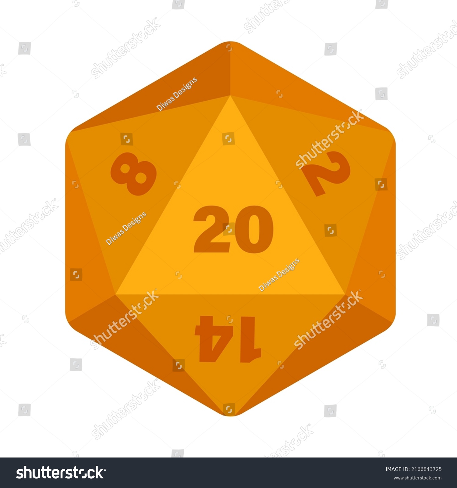 SVG of d20 icosahedron dice vector illustration mtg rpg dice logo icon clipart	
 svg