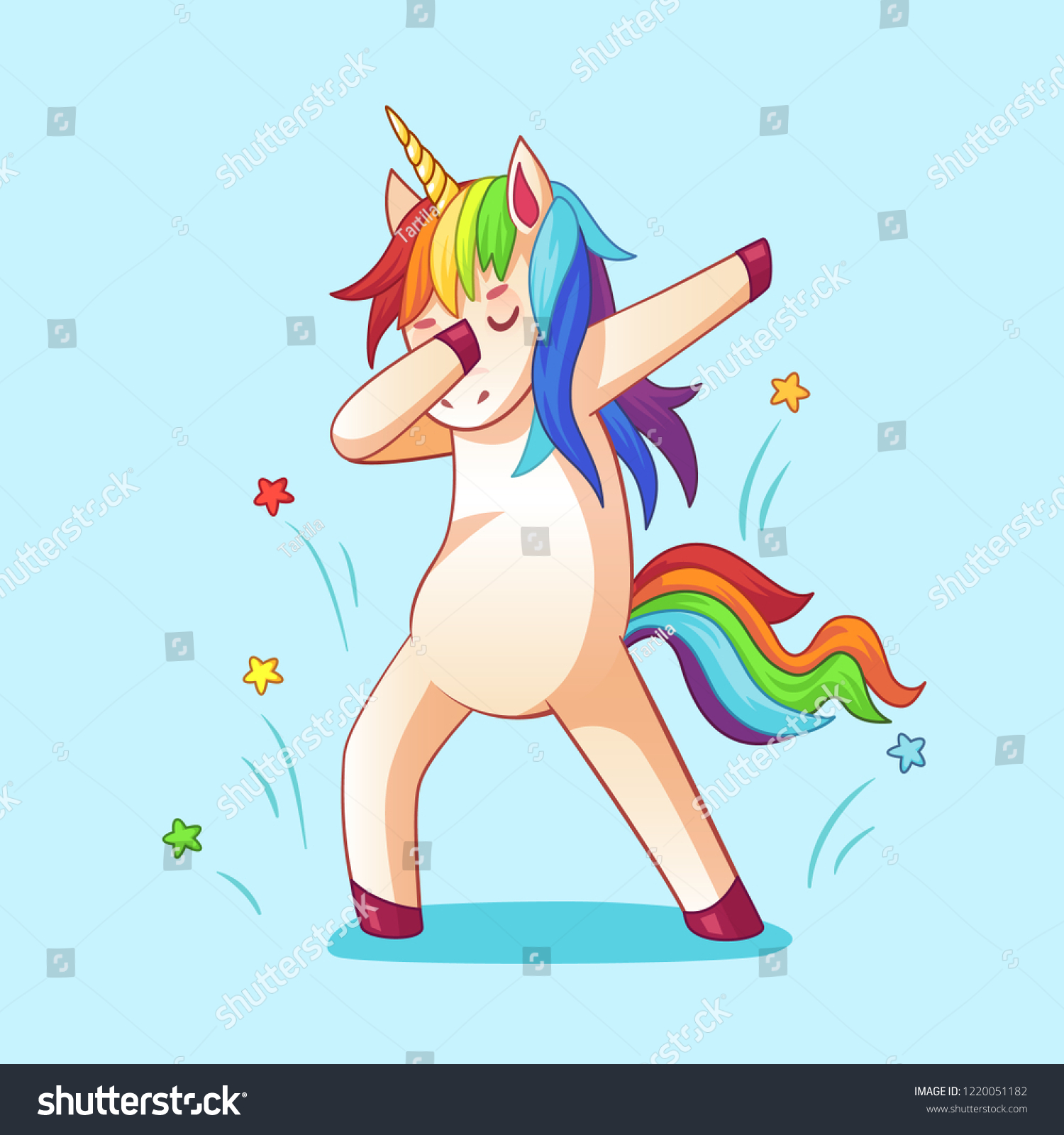 SVG of Dabbing unicorn. Dab dancing meme pose, dreamy horse in cool glasses. Memes dance memes dreaming unicorn character, happy smiling fantasy magic mythology cartoon vector illustration svg