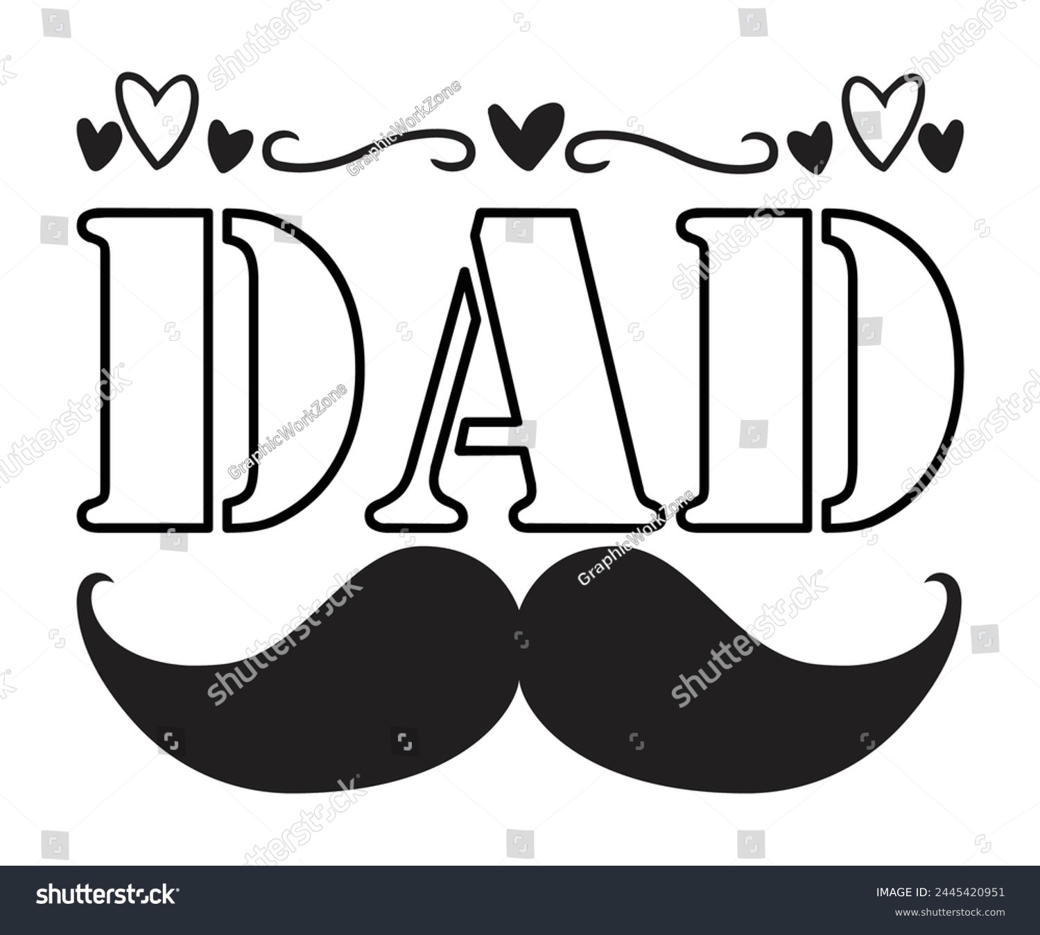 SVG of Dad Father's Day, Father's Day Saying Quotes, Papa, Dad, Funny Father, Gift For Dad, Daddy, T Shirt Design, Typography, Cut File For Cricut And Silhouette svg