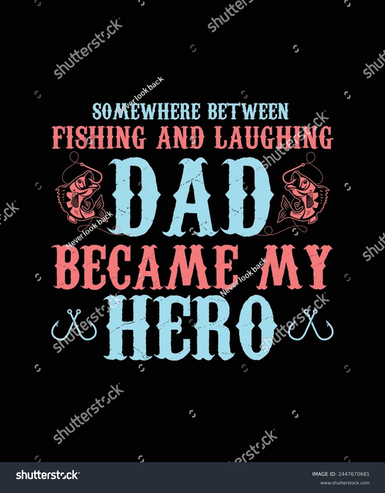 SVG of Dad fishing t shirt design, typography t shirt design. svg