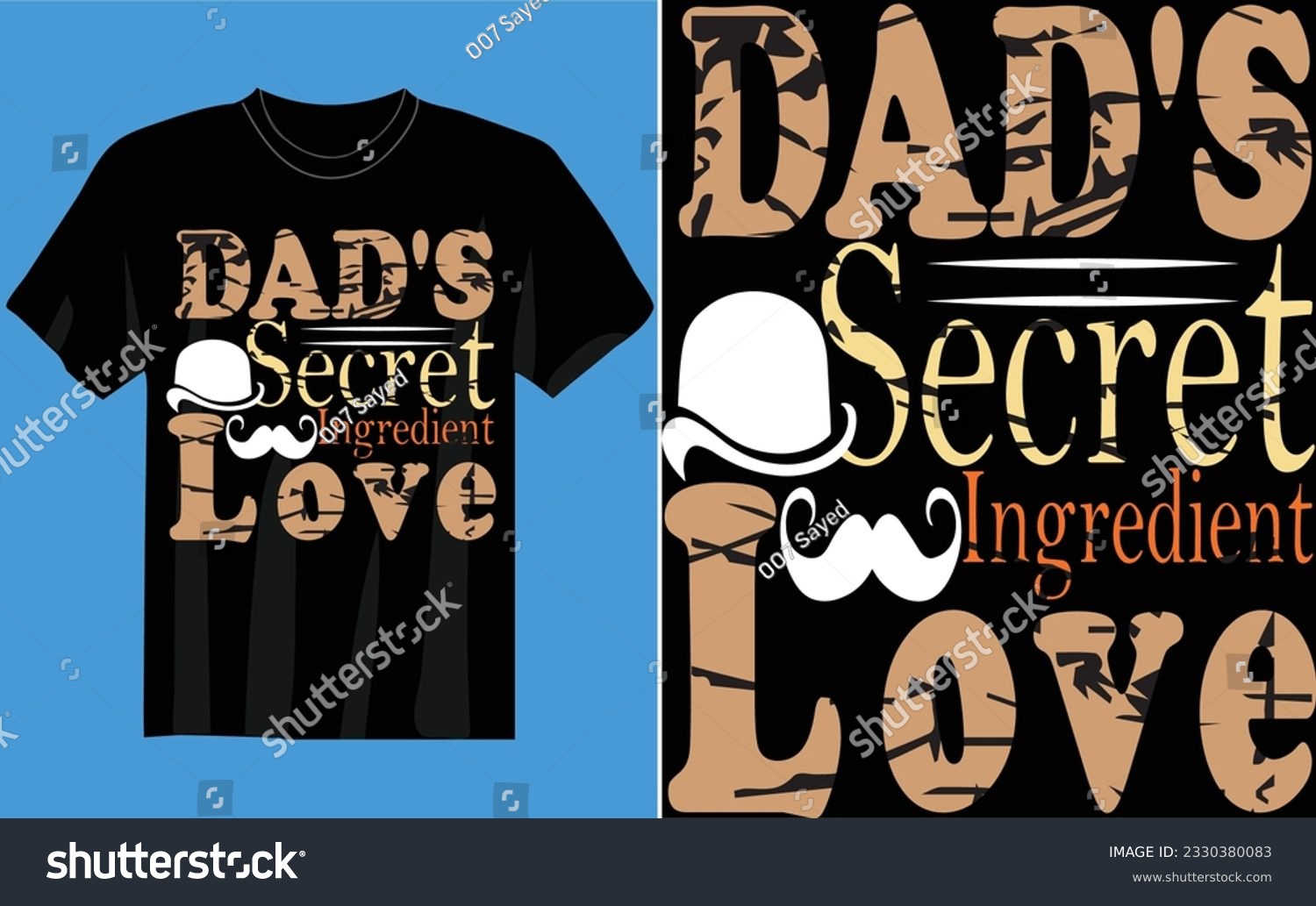 SVG of dad secret ingredient love T-SHIRT Father's day SVG bundle, t-shirt design, Dad Svg, Typography Father's Day t-shirt design, bundledesign
 svg