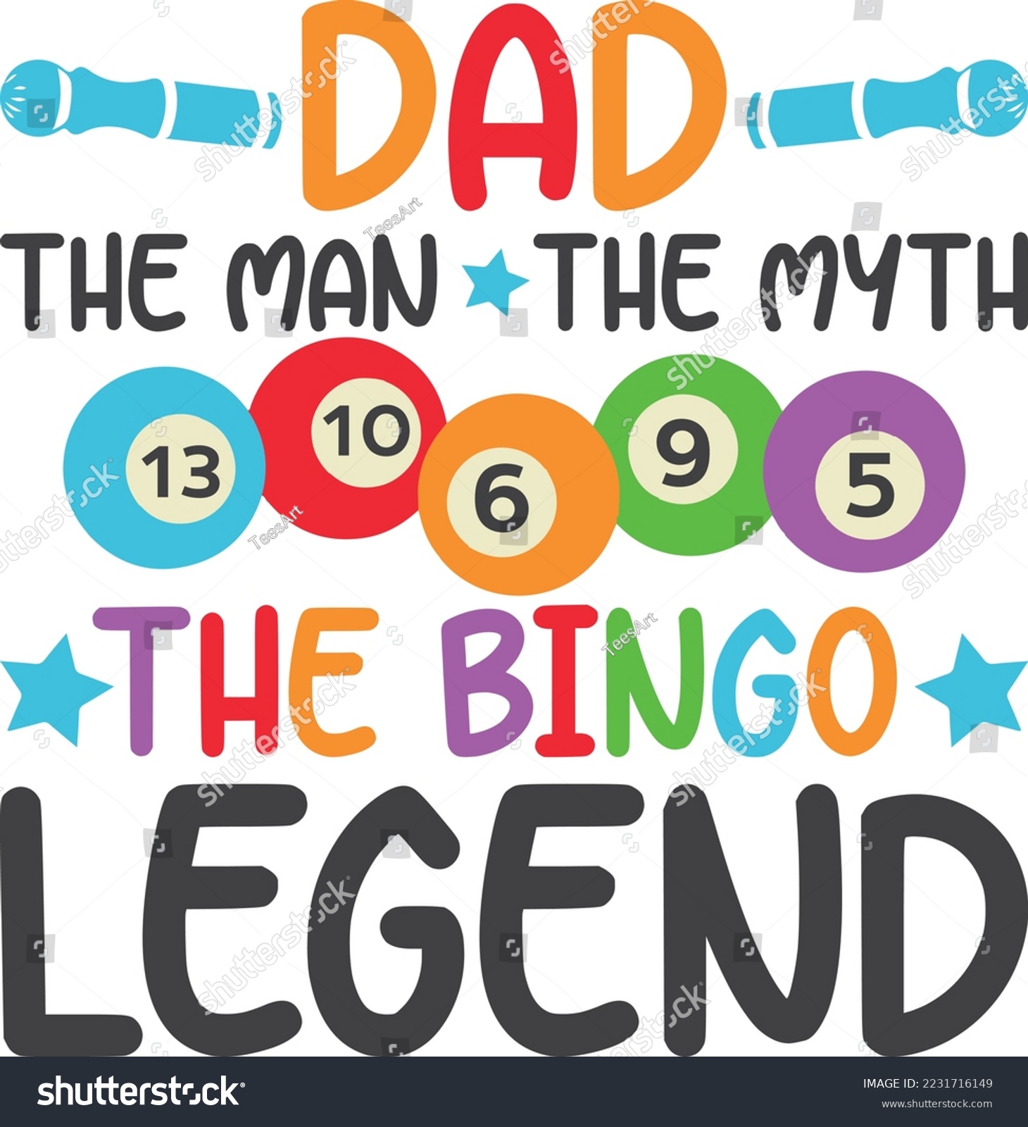 SVG of Dad the myth svg bingo legend svg design svg