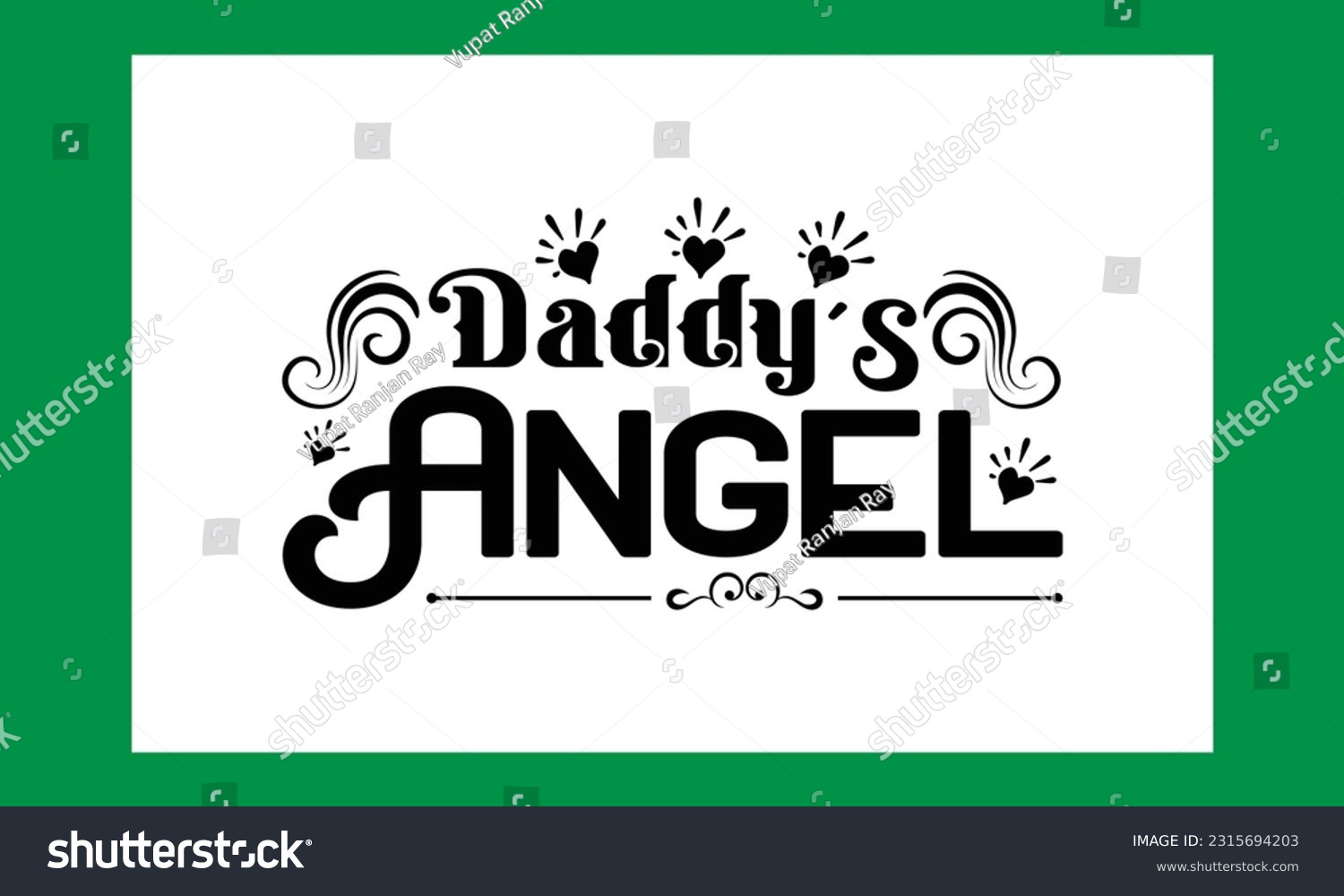 SVG of Daddy’s Angel Svg Vector File  svg