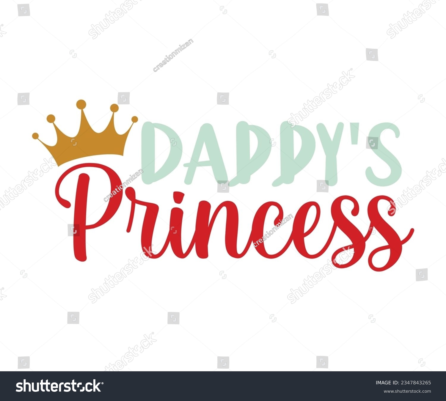 SVG of Daddy's Princess svg, T-Shirt baby, Cute Baby Sayings SVG ,Baby Quote, Newborn baby SVG svg