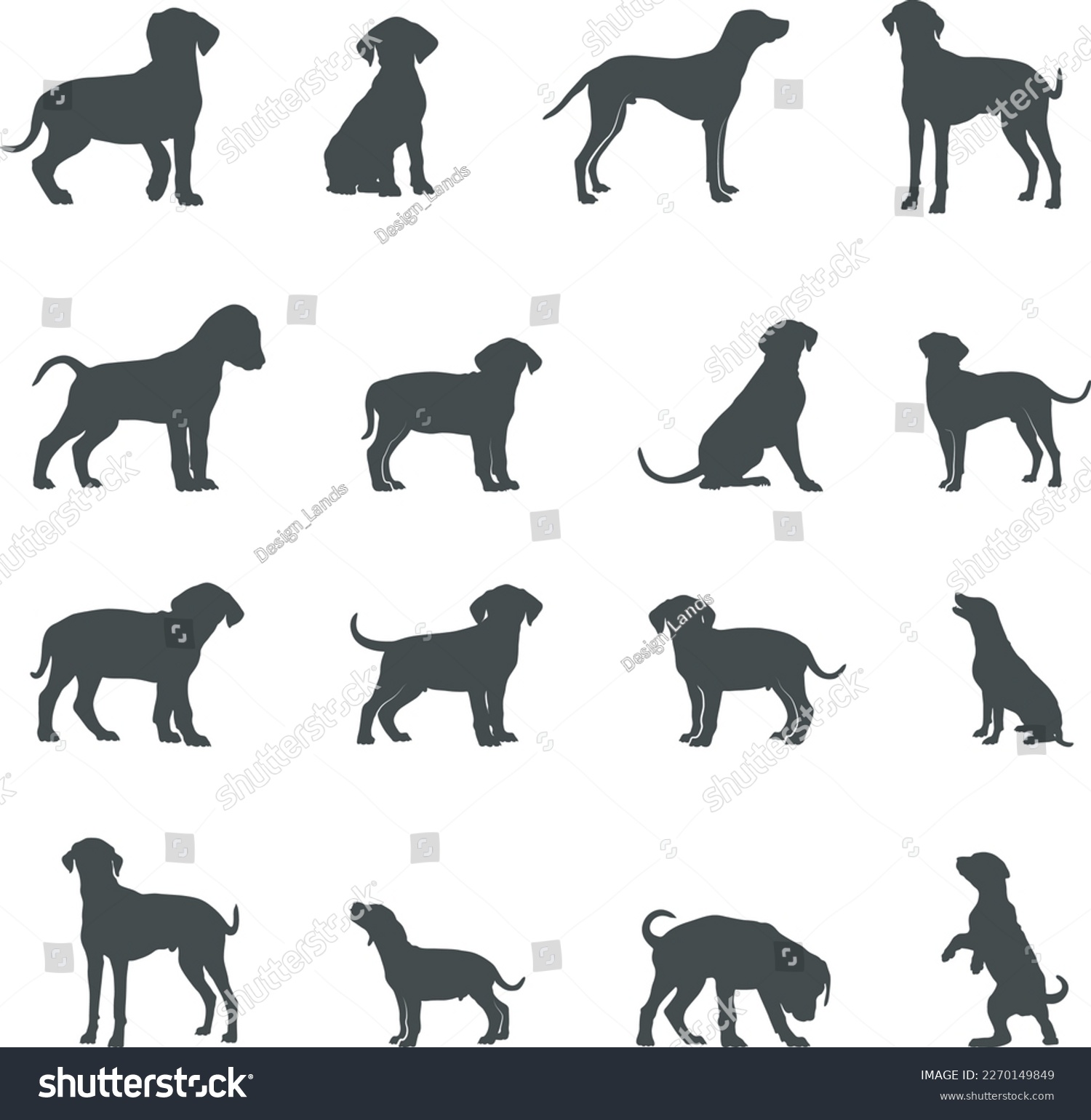 SVG of Dalmatian dog silhouettes, Dalmatian silhouette, Dalmatian dog vector, Dalmatian dog SVG svg