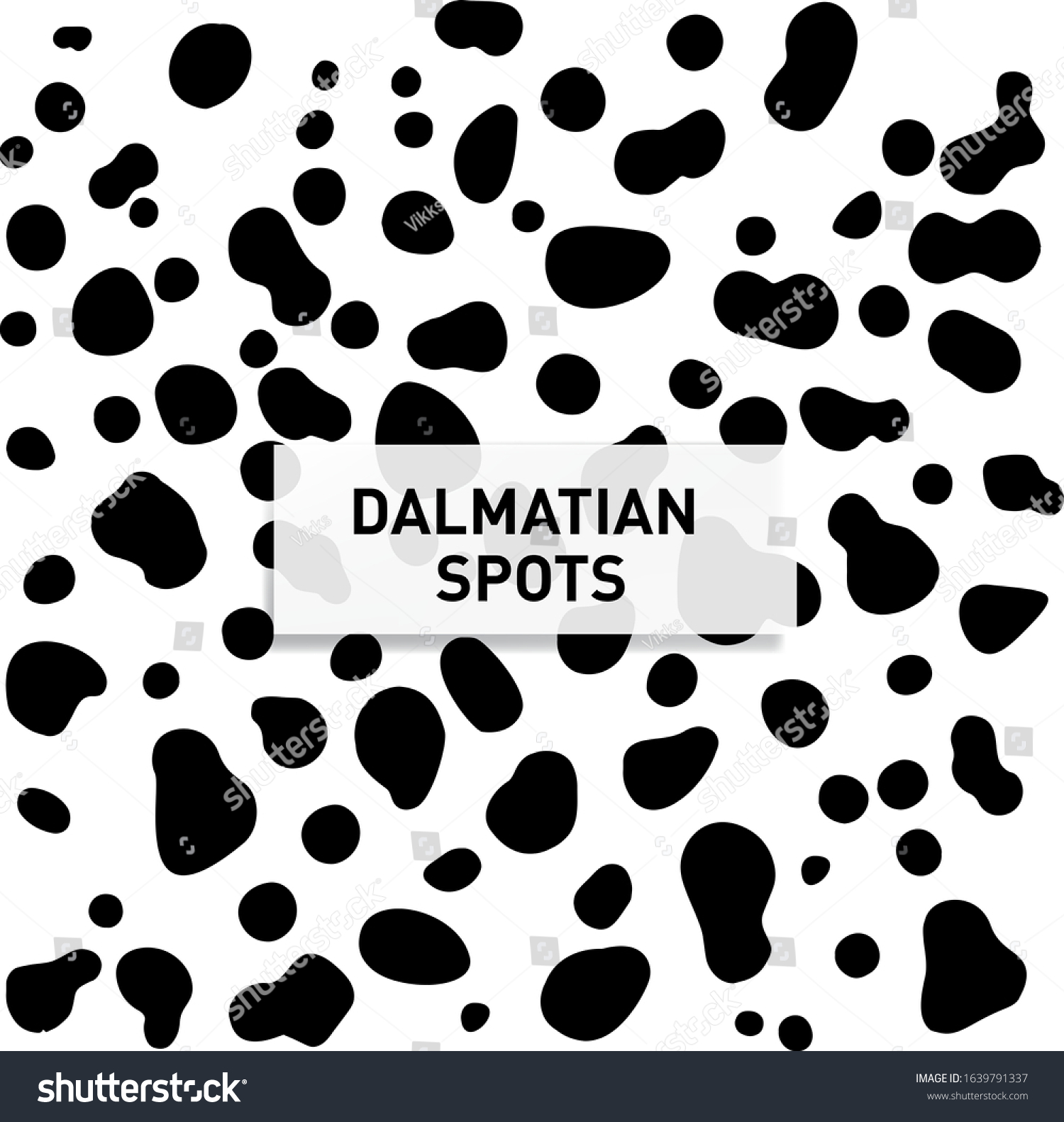 SVG of Dalmatian spots. Seamless Dalmatian spots for print design. White background.  Animal spots, Seamless pattern svg  svg