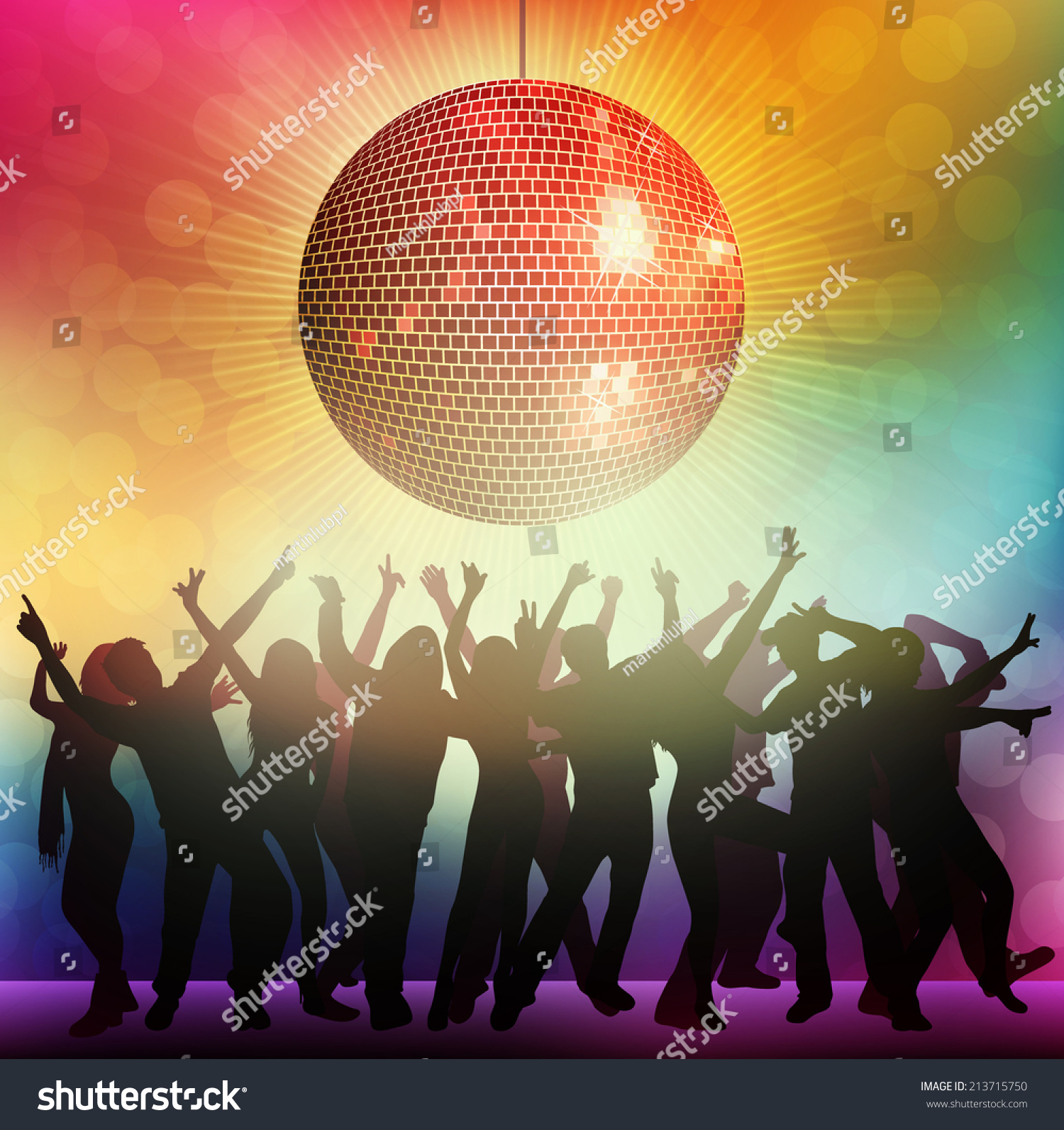 Dancing People Stock Vector Illustration 213715750 : Shutterstock