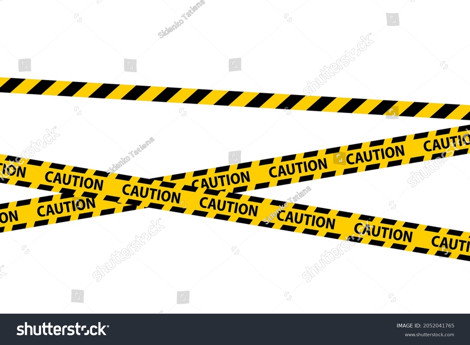 SVG of Danger, caution and warning tapes. Black and yellow police stripe border. Crime vector illustration. svg