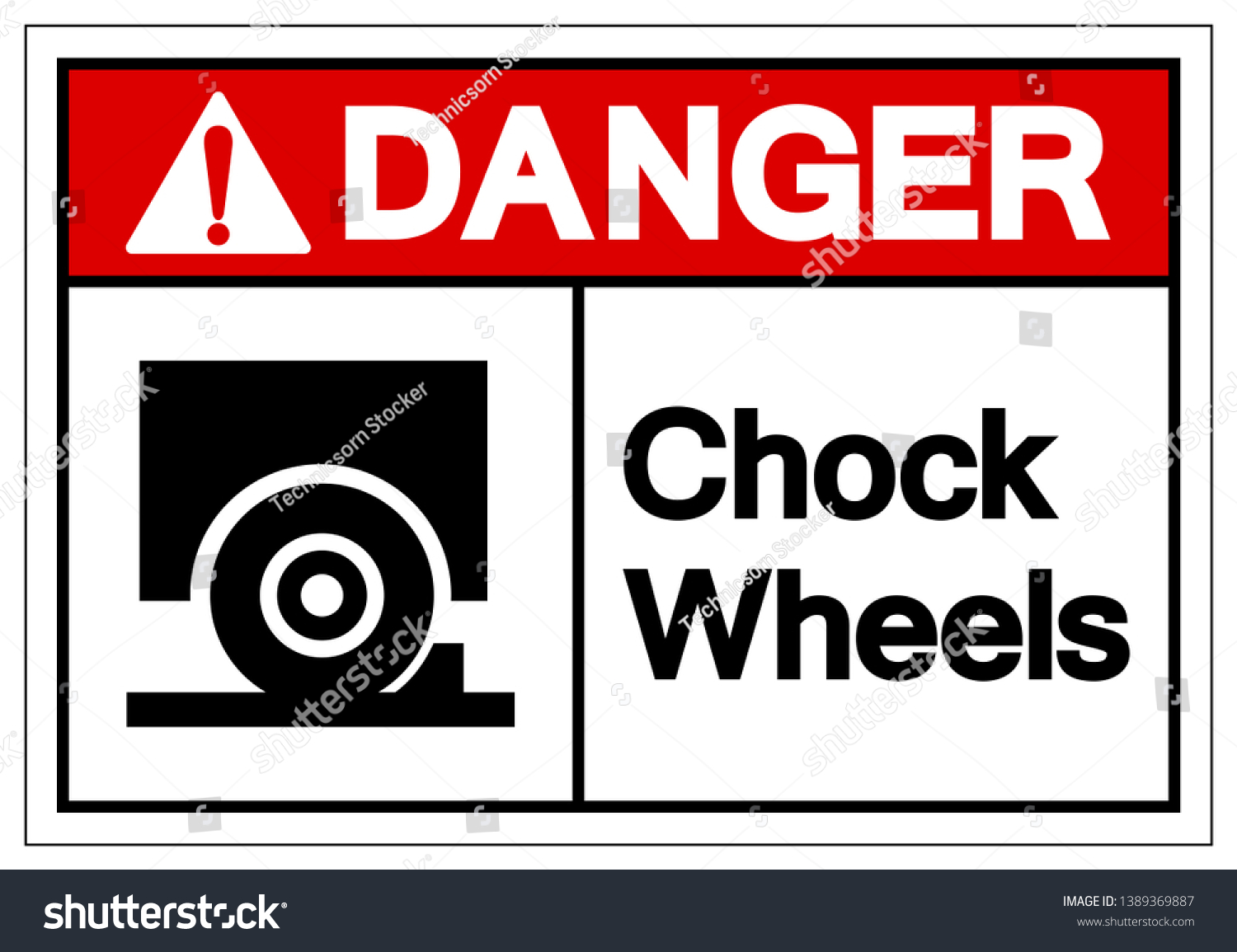 SVG of Danger Chock Wheels Symbol Sign, Vector Illustration, Isolate On White Background Label. EPS10  svg