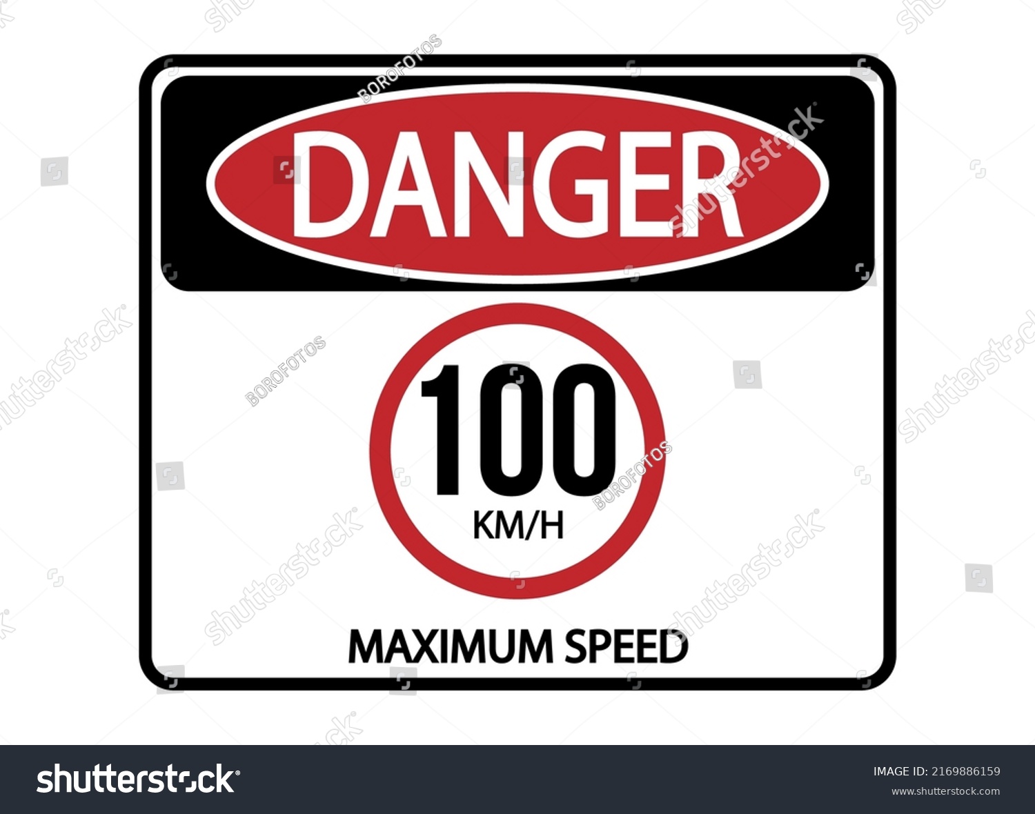 danger-maximum-speed-100kmh-maximum-permitted-stock-vector-royalty