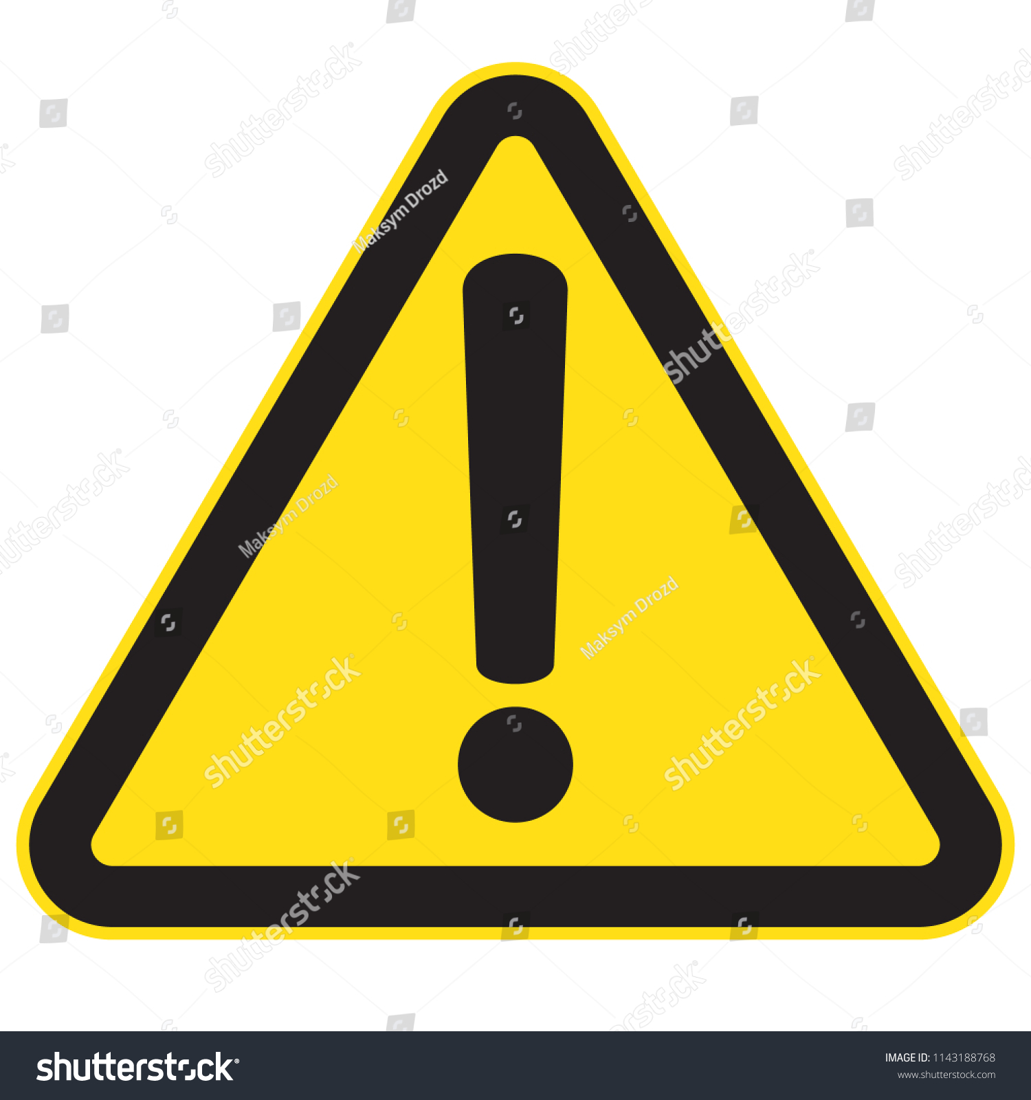 Danger Sign Warning Sign Attention Sign Stock Vector (Royalty Free ...