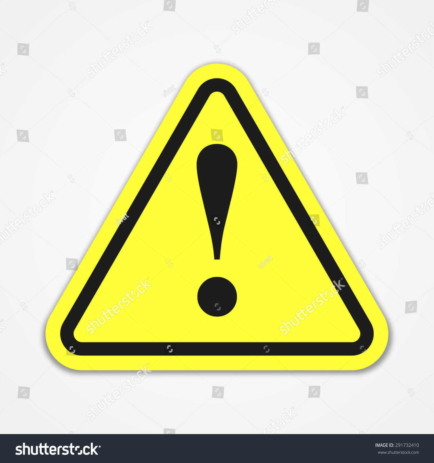 Danger Warning Attention Sign Stock Vector (Royalty Free) 291732410