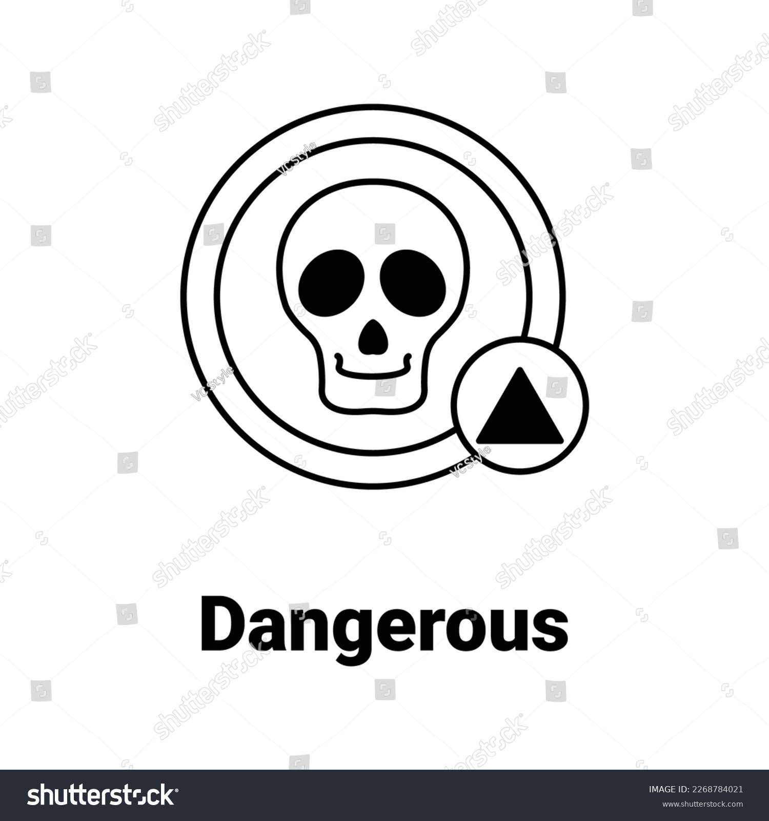 SVG of Dangerous symbol Vector Icon easily modify

 svg
