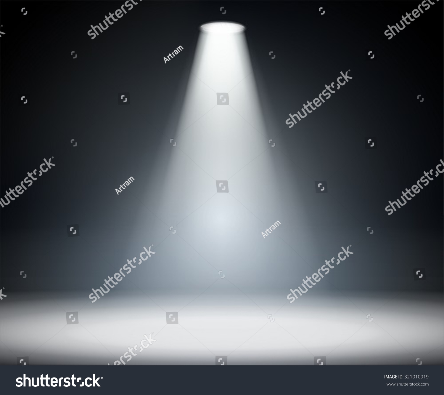 Dark Background With Spotlight. Studio. Stock Vector Illustration ...