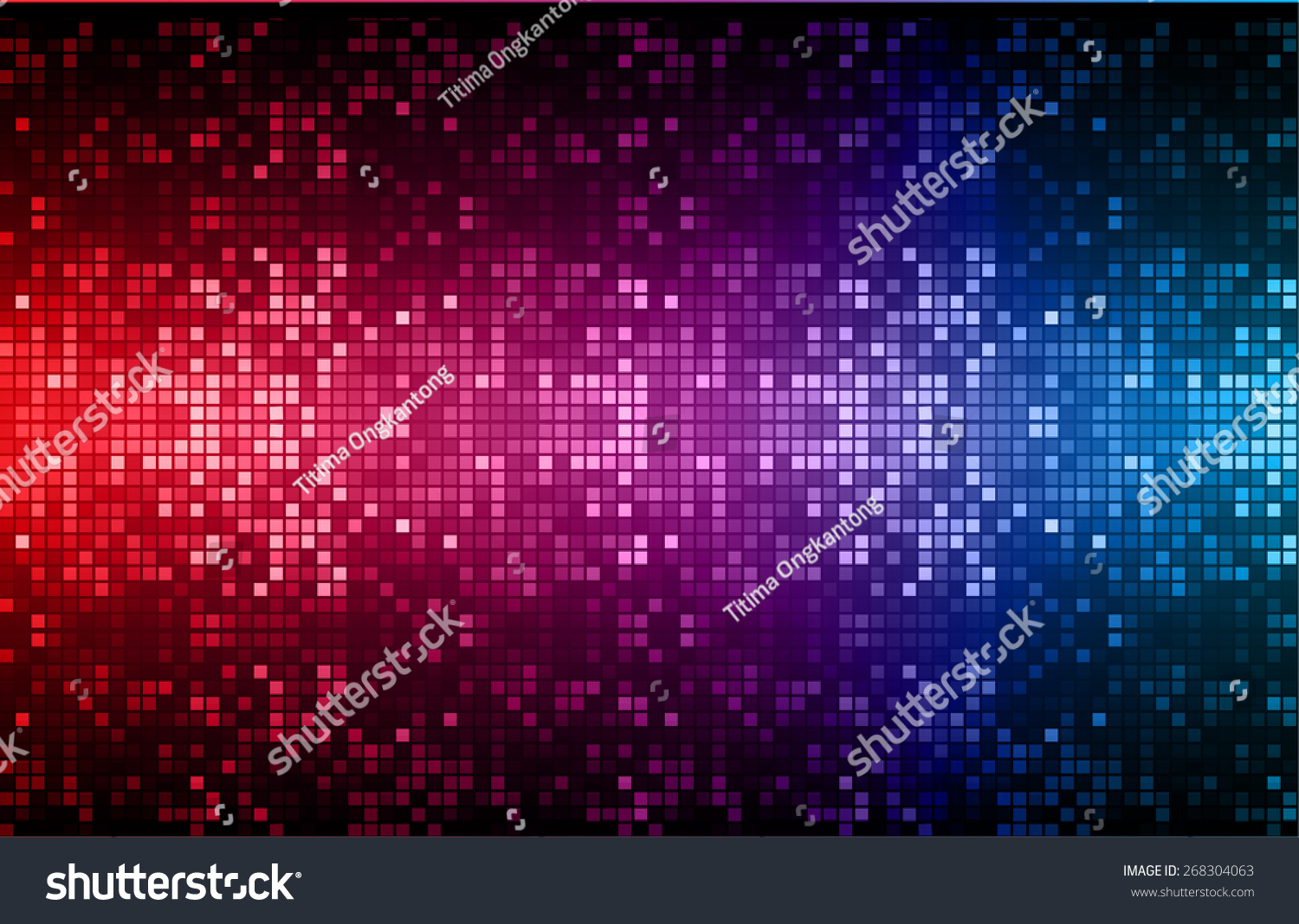 Dark Red Purple Blue Color Light Abstract Pixels Technology Background ...