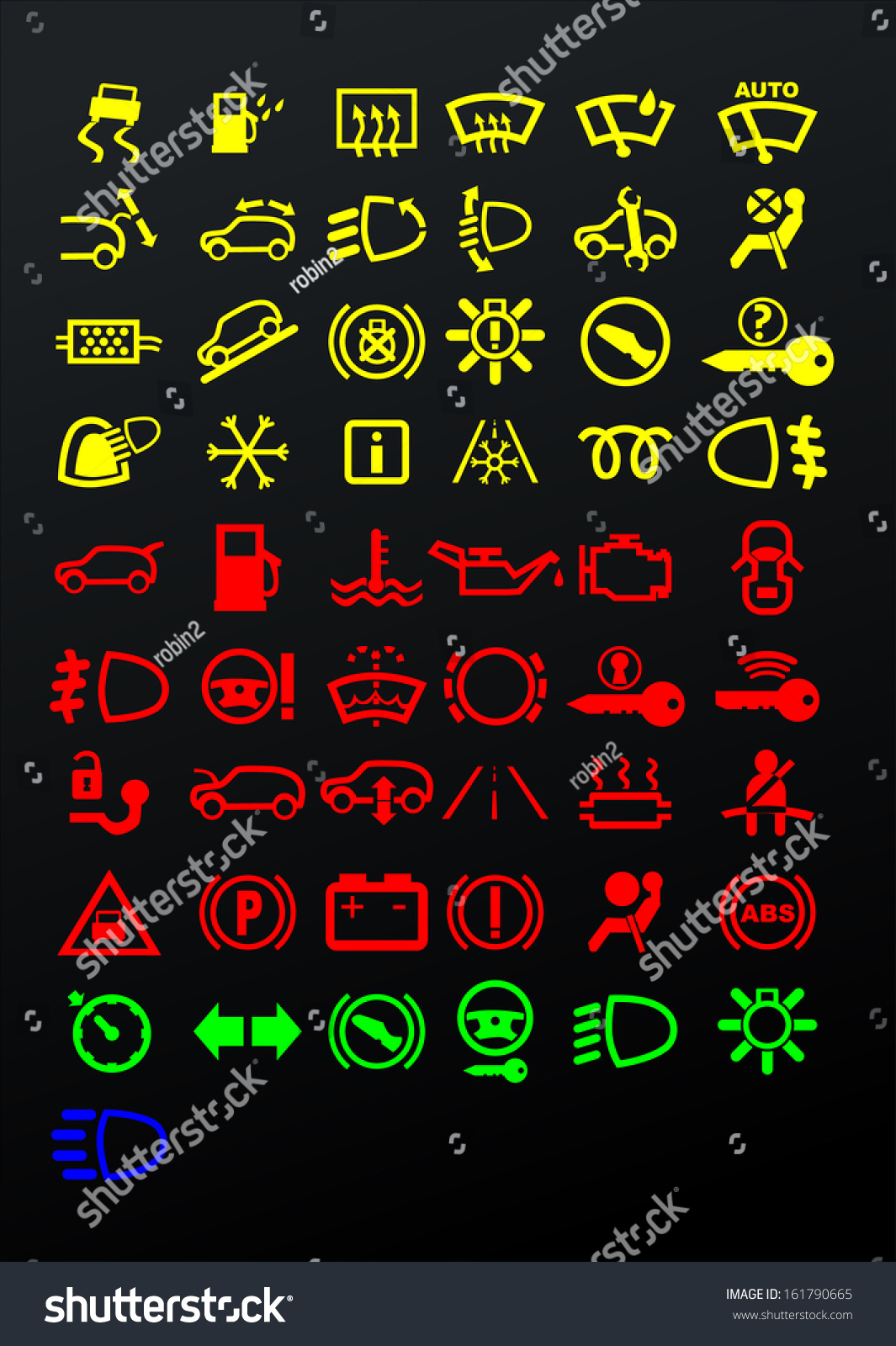 Dashboard Icons Stock Vector 161790665 - Shutterstock