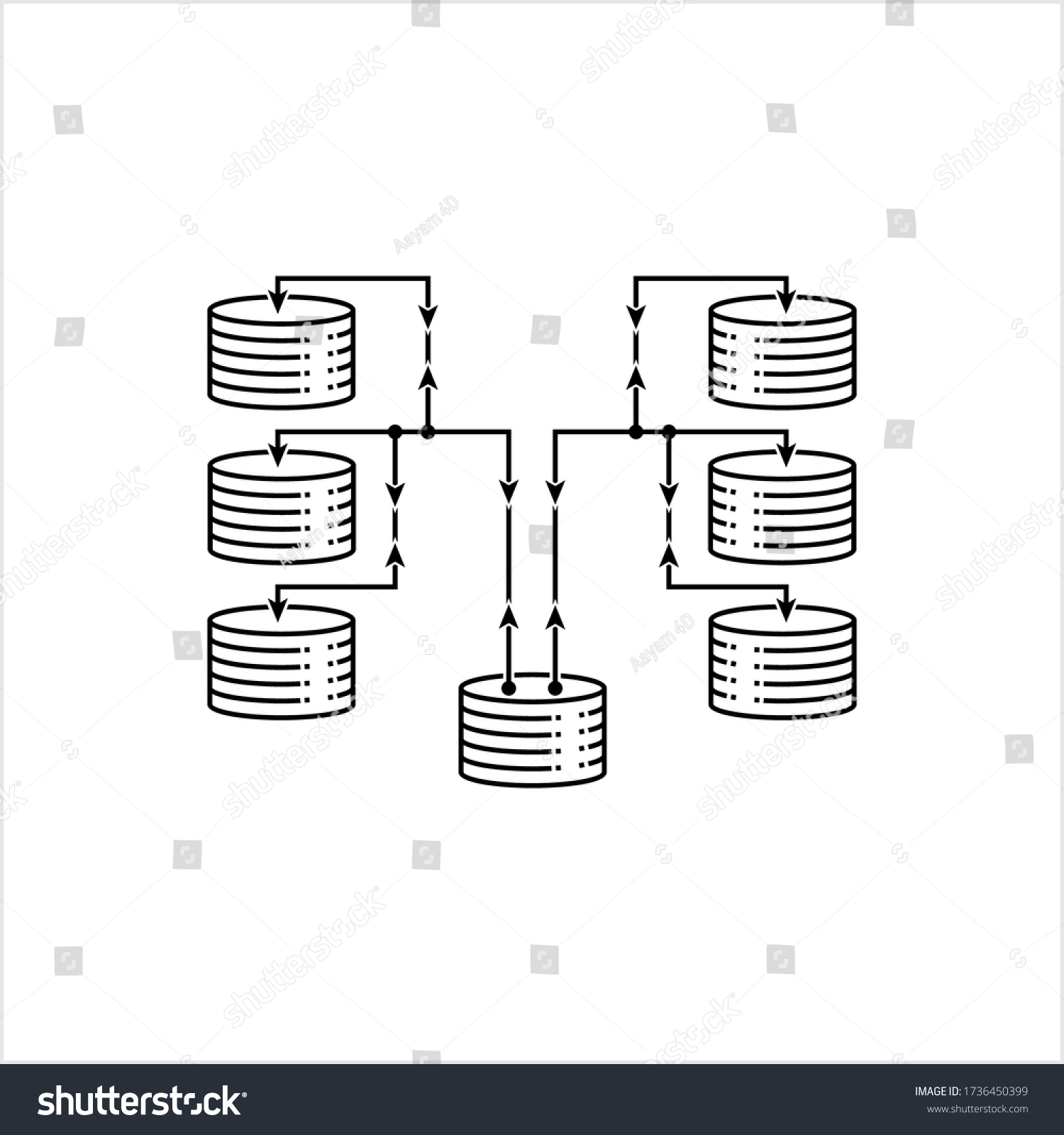 Data Transfer Icon Data Transmission Icon Stock Vector (Royalty Free ...