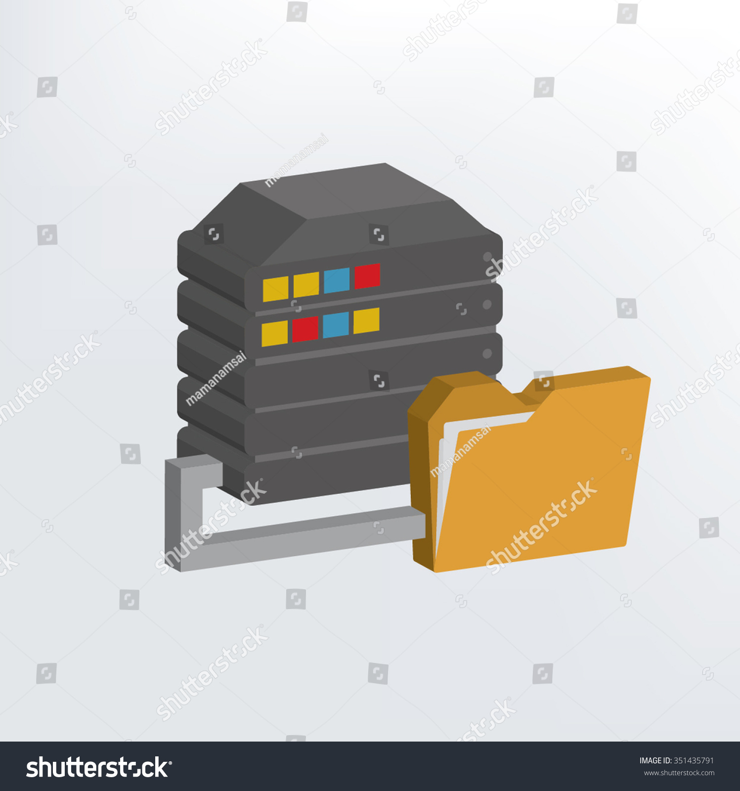 Database Designthree Dimensionvector: vector de stock (libre de ...