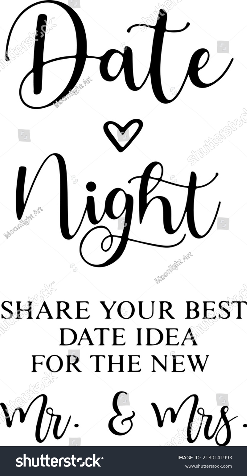 SVG of Date Night Svg, Date Jar Svg, Date Night Jar, Newlyweds, Wedding Sign, Wedding, Love, Files for Cricut, Couples  svg