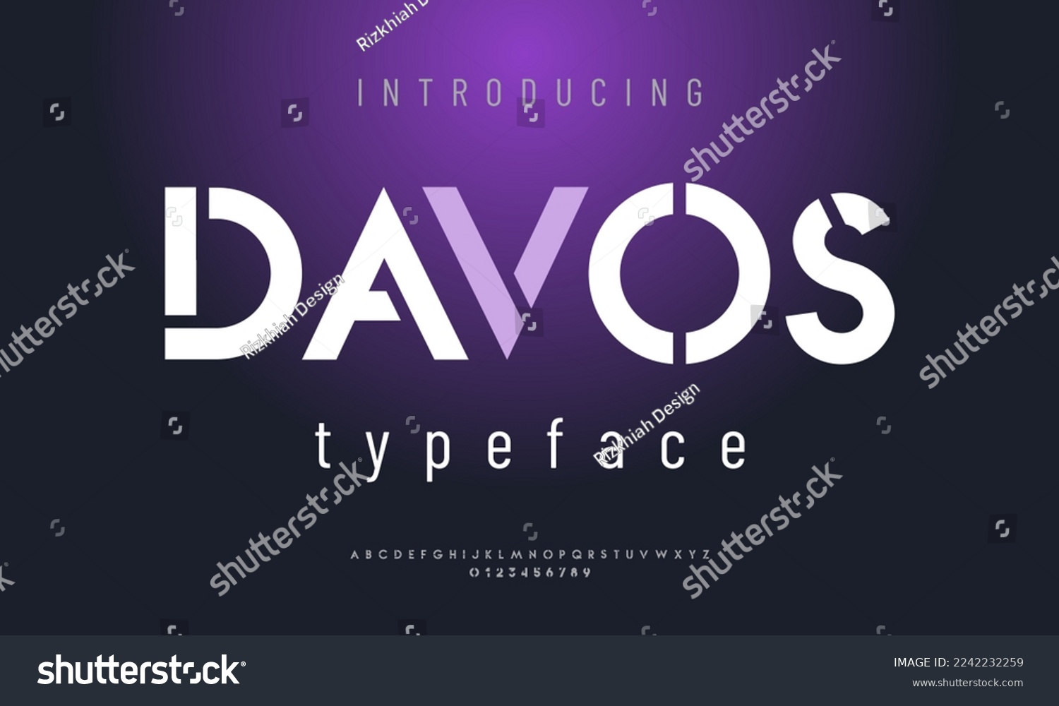 SVG of Davos creative urban sport fashion futuristic font numbers. Modern abstract digital alphabet font. Minimal technology typography. svg