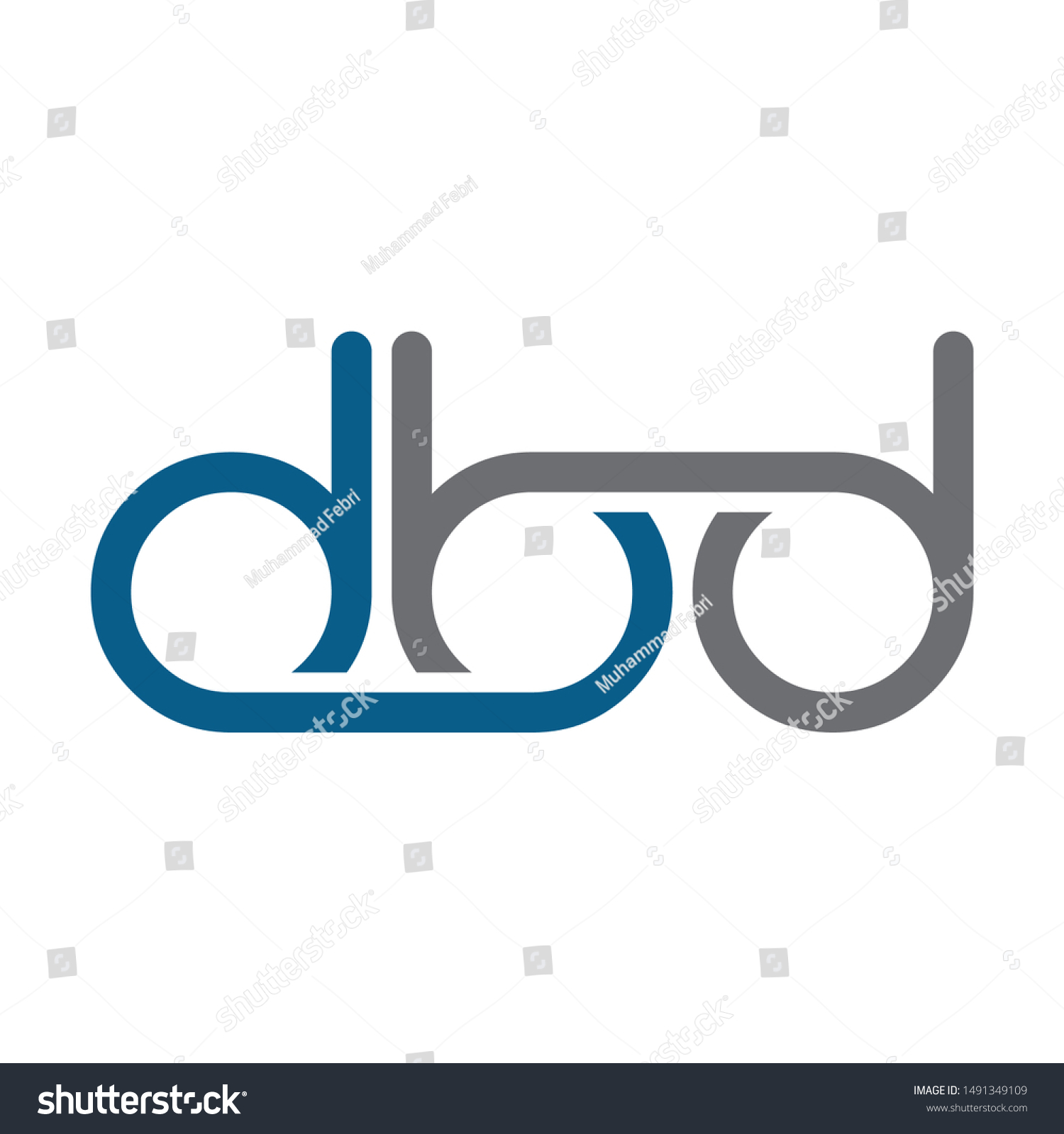 Dbd Letter Icon Logo Vector Design Stock Vector Royalty Free