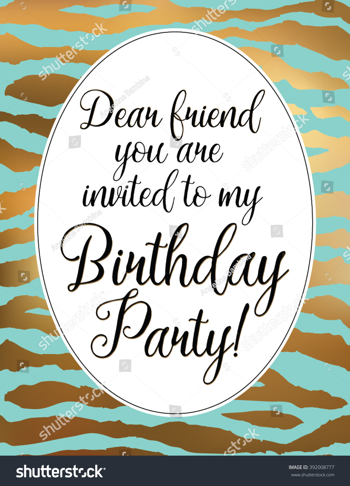 dear friend you invited