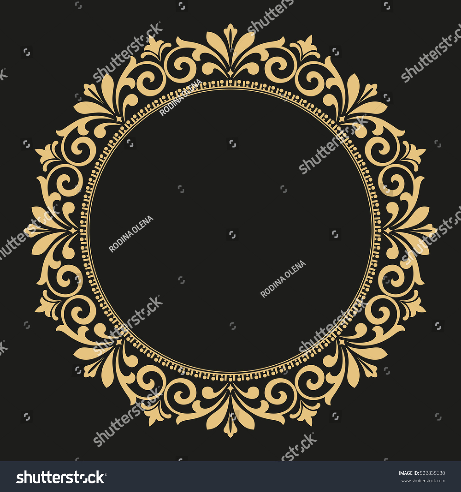 523,978 Round ornamental frame Images, Stock Photos & Vectors ...