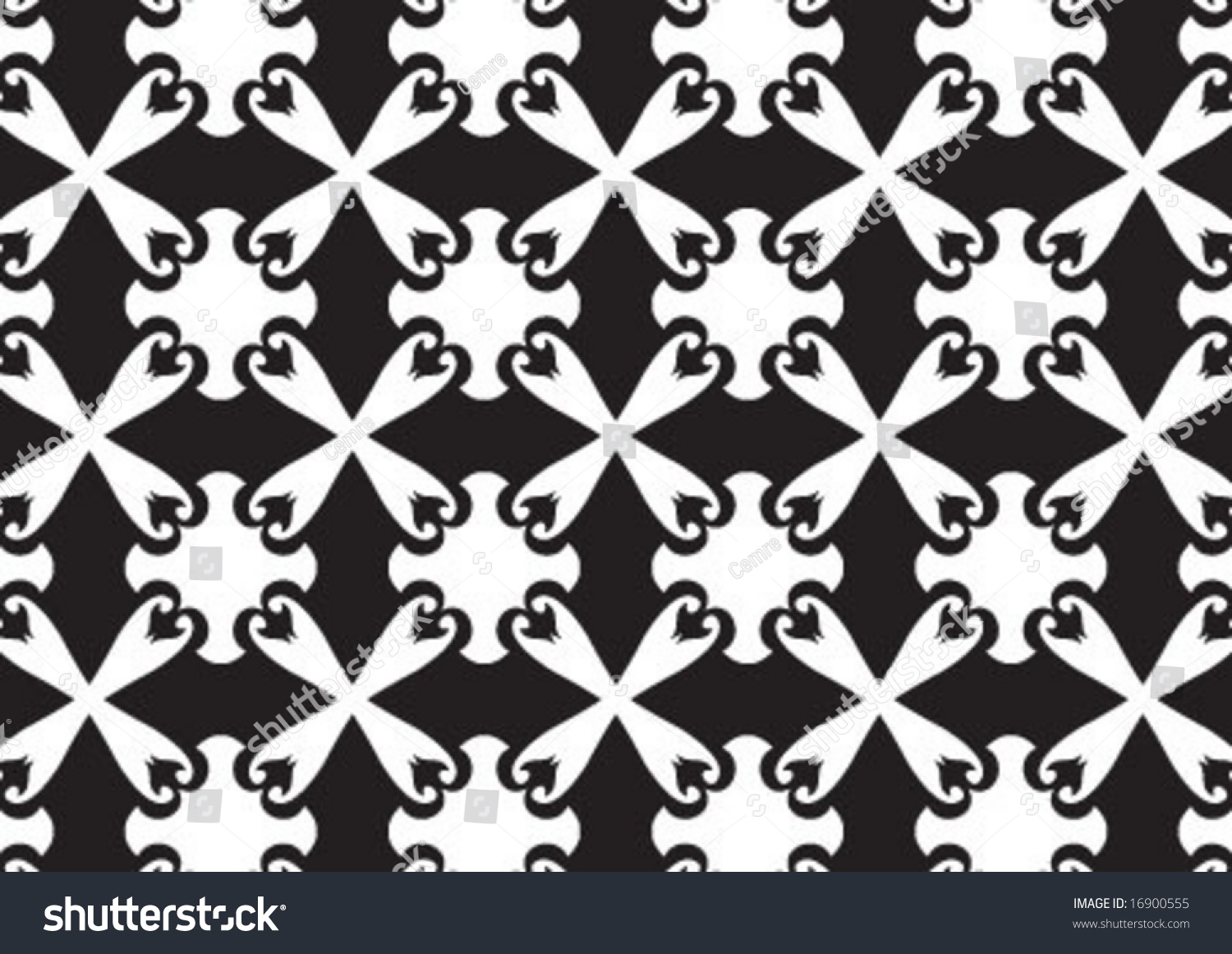 Decorative Wallpaper Design In Shape Stock Vector Illustration 16900555 ...