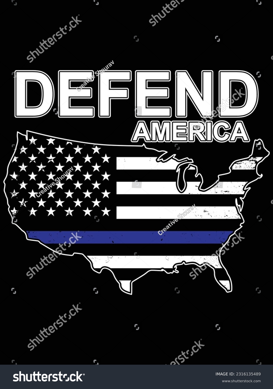 SVG of Defend America vector art design, eps file. design file for t-shirt. SVG, EPS cuttable design file svg