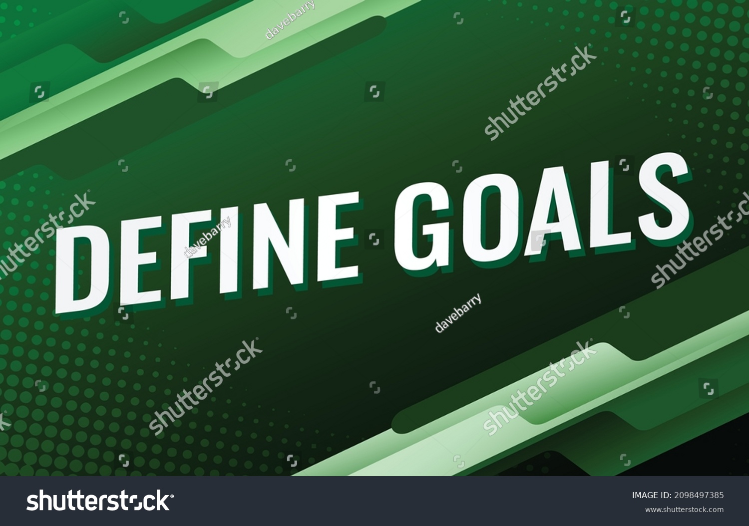 define-goals-word-concept-vector-illustration-stock-vector-royalty