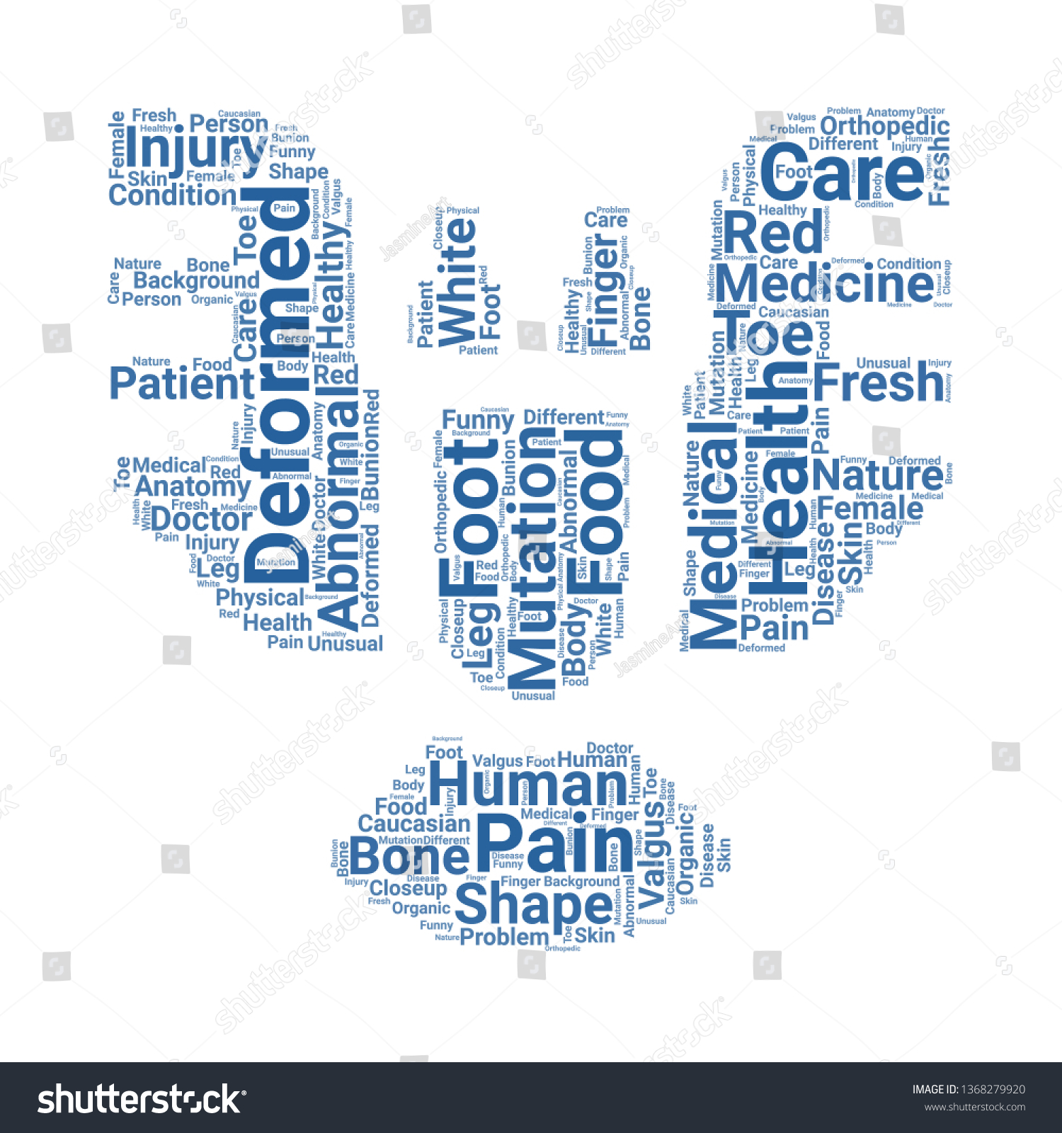 Deformity Word Cloud Tag Cloud About Stock Vector (Royalty Free ...