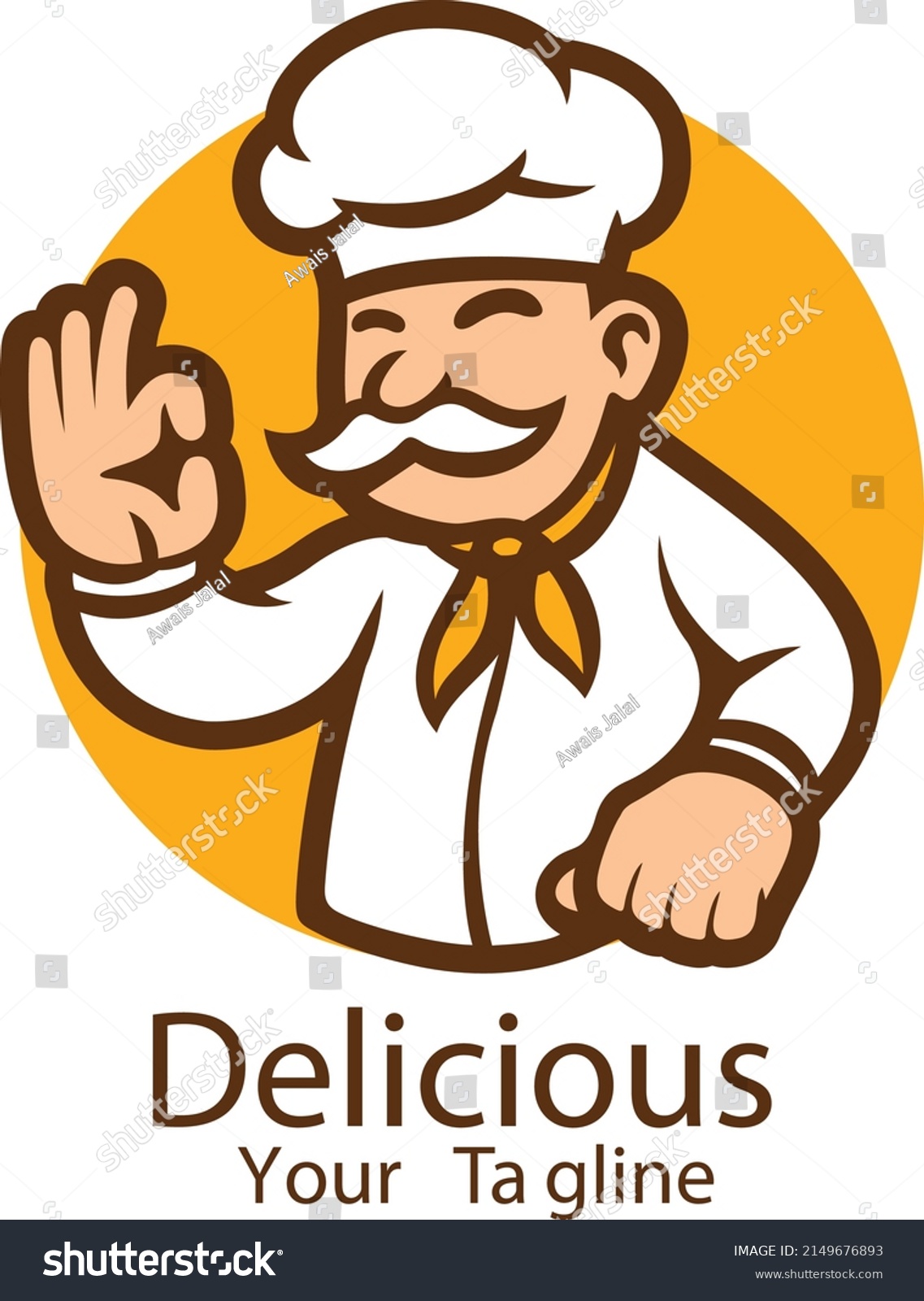 Delicious Logo Design Vector Template Stock Vector (Royalty Free ...