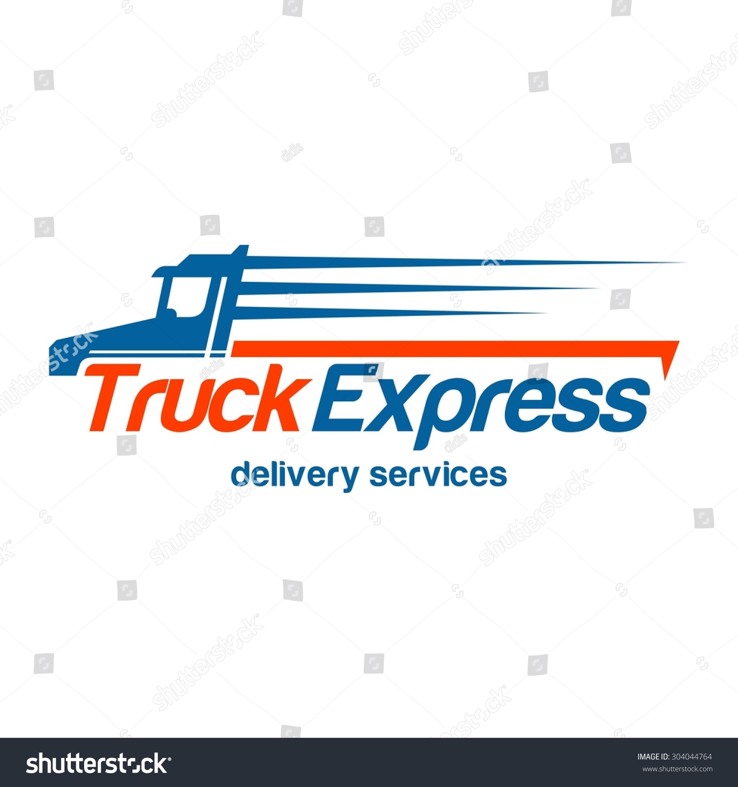 Delivery Logo Template Stock Vector Illustration 304044764 : Shutterstock