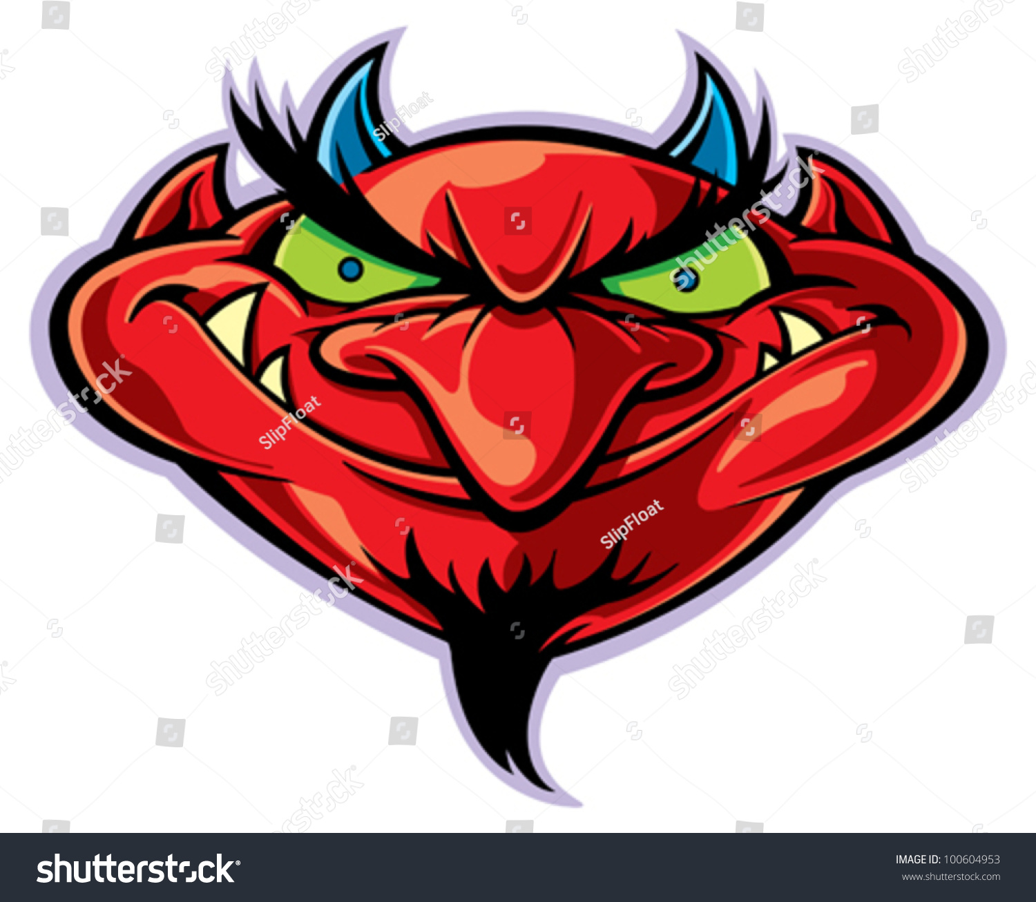 Demon Stock Vector (Royalty Free) 100604953